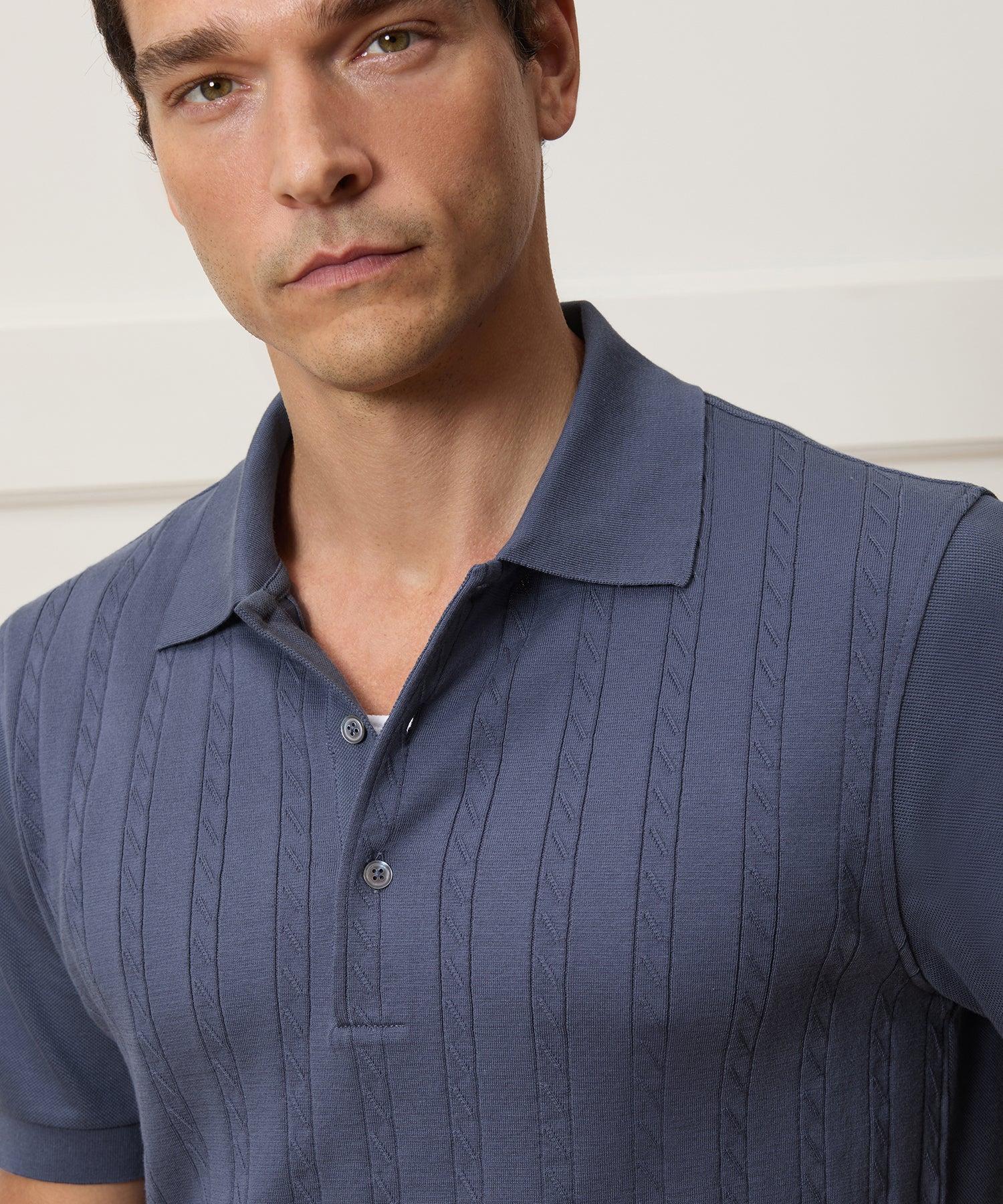 Cotton Cable Polo Product Image