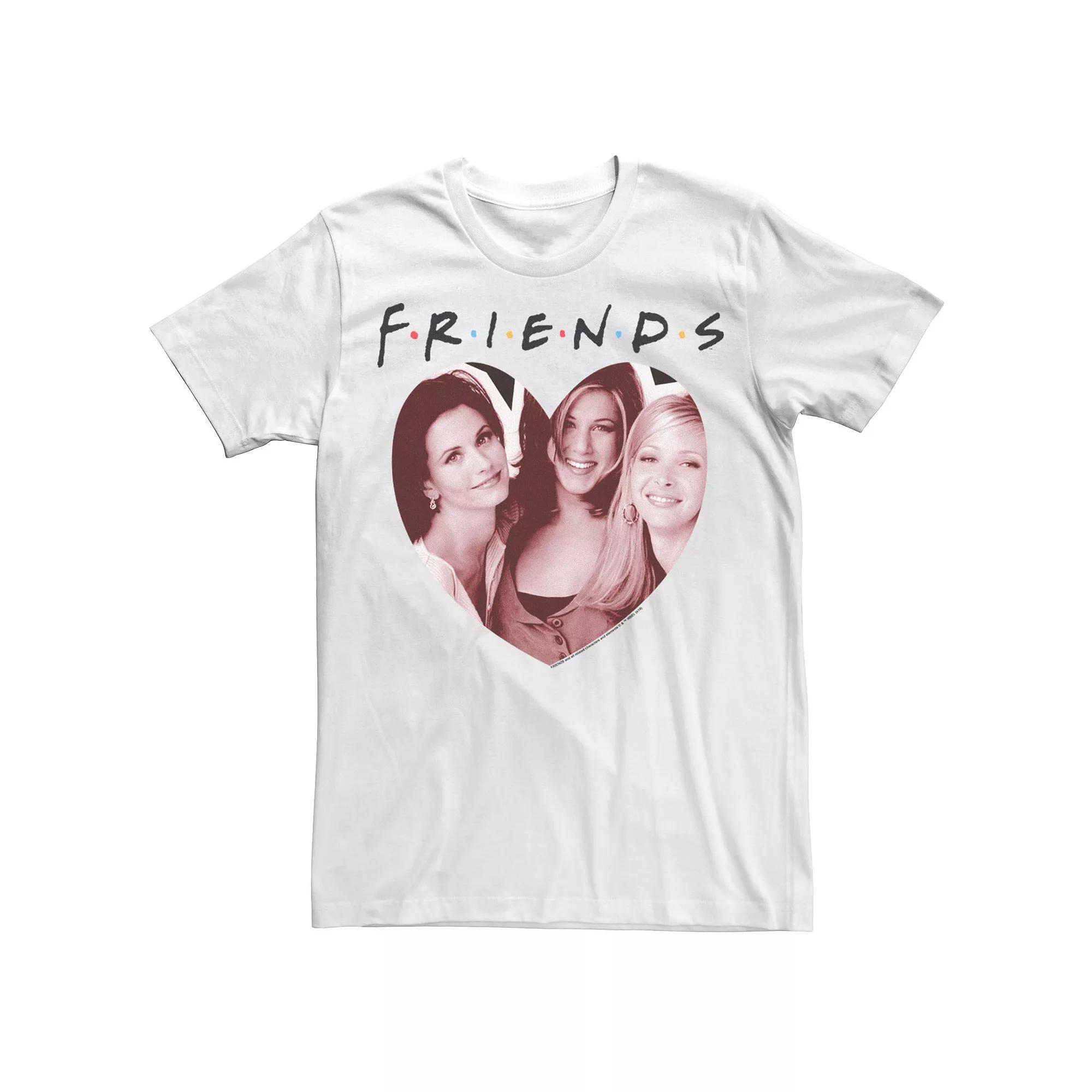 Men's Friends The Girls Heart Portrait Tee,  Product Image