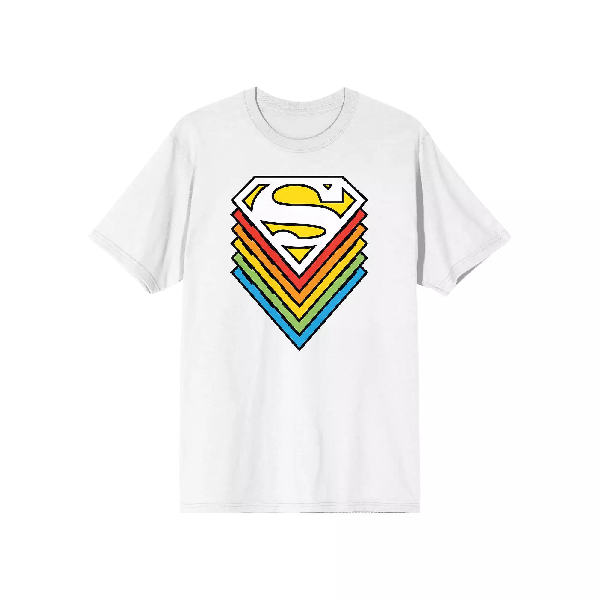 Men's Superman Logo Comic Book Tee,  Product Image