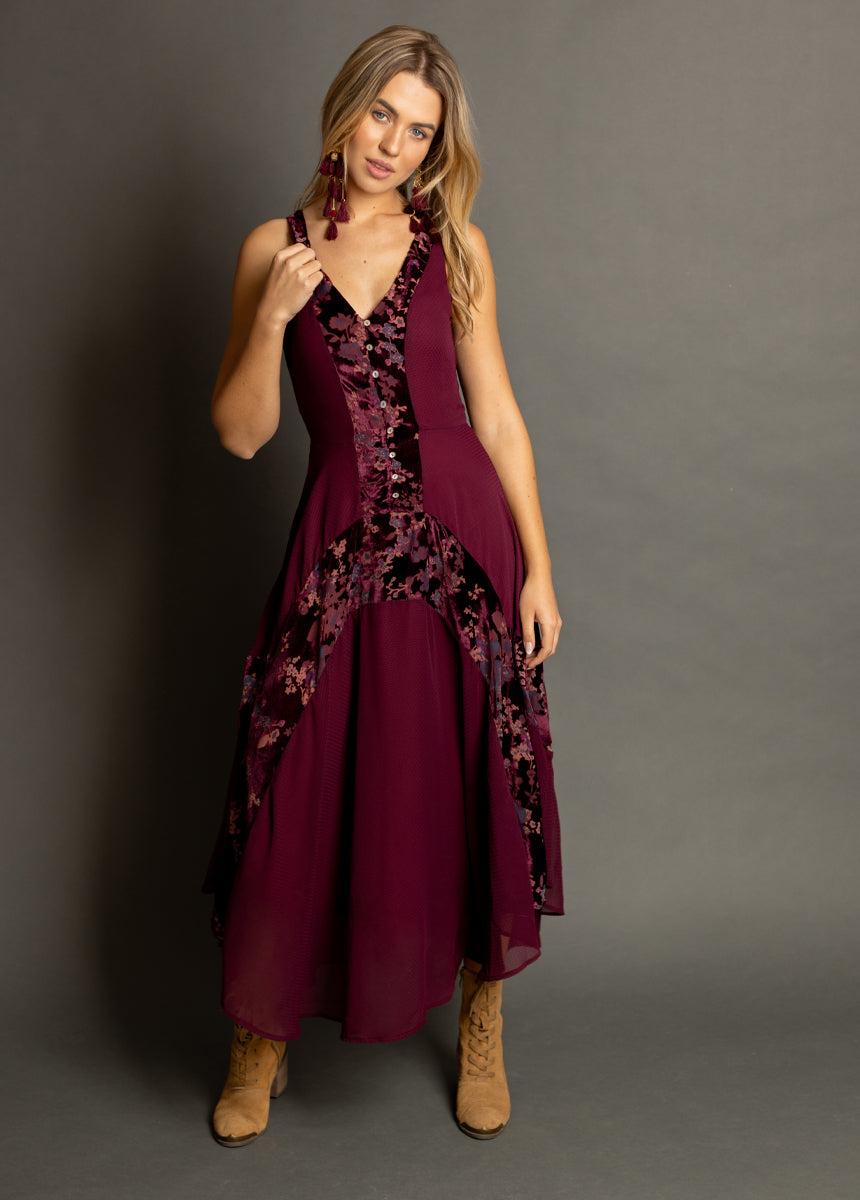 Nahri Dress in Berry Female Product Image