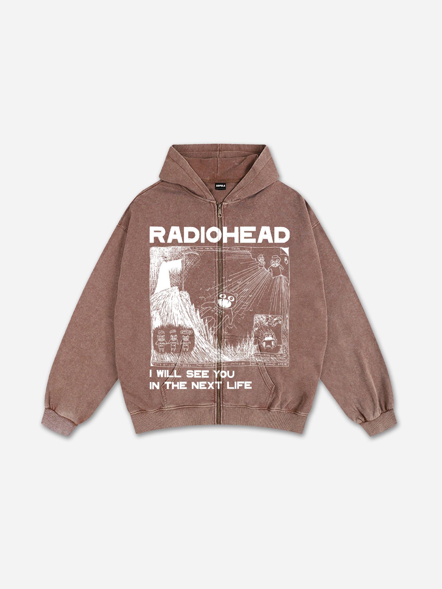 Sopula Richer Than My Opps Graphics Cropped Hoodie Product Image