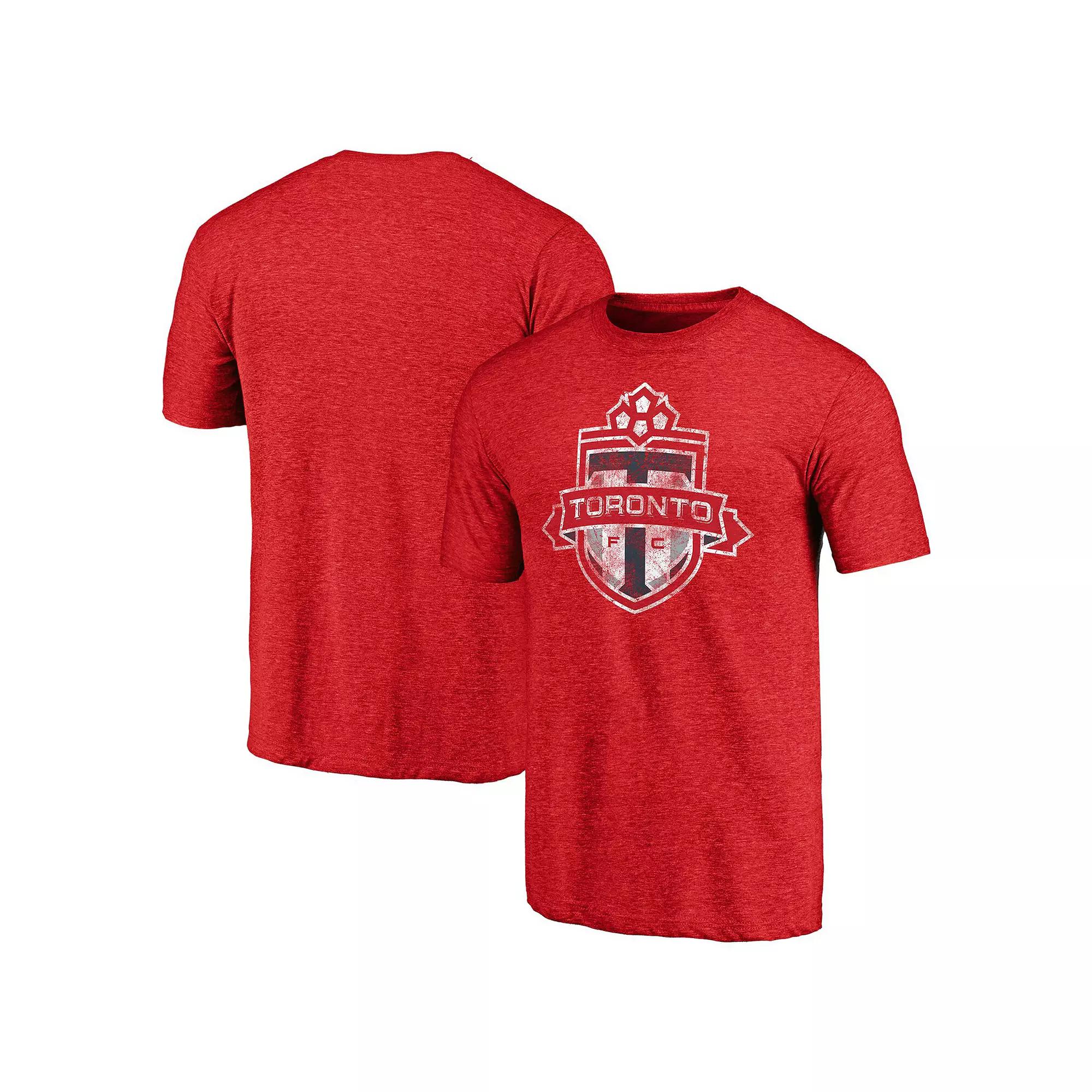 Men's Fanatics Heather Red Toronto FC Vintage T-Shirt,  Product Image