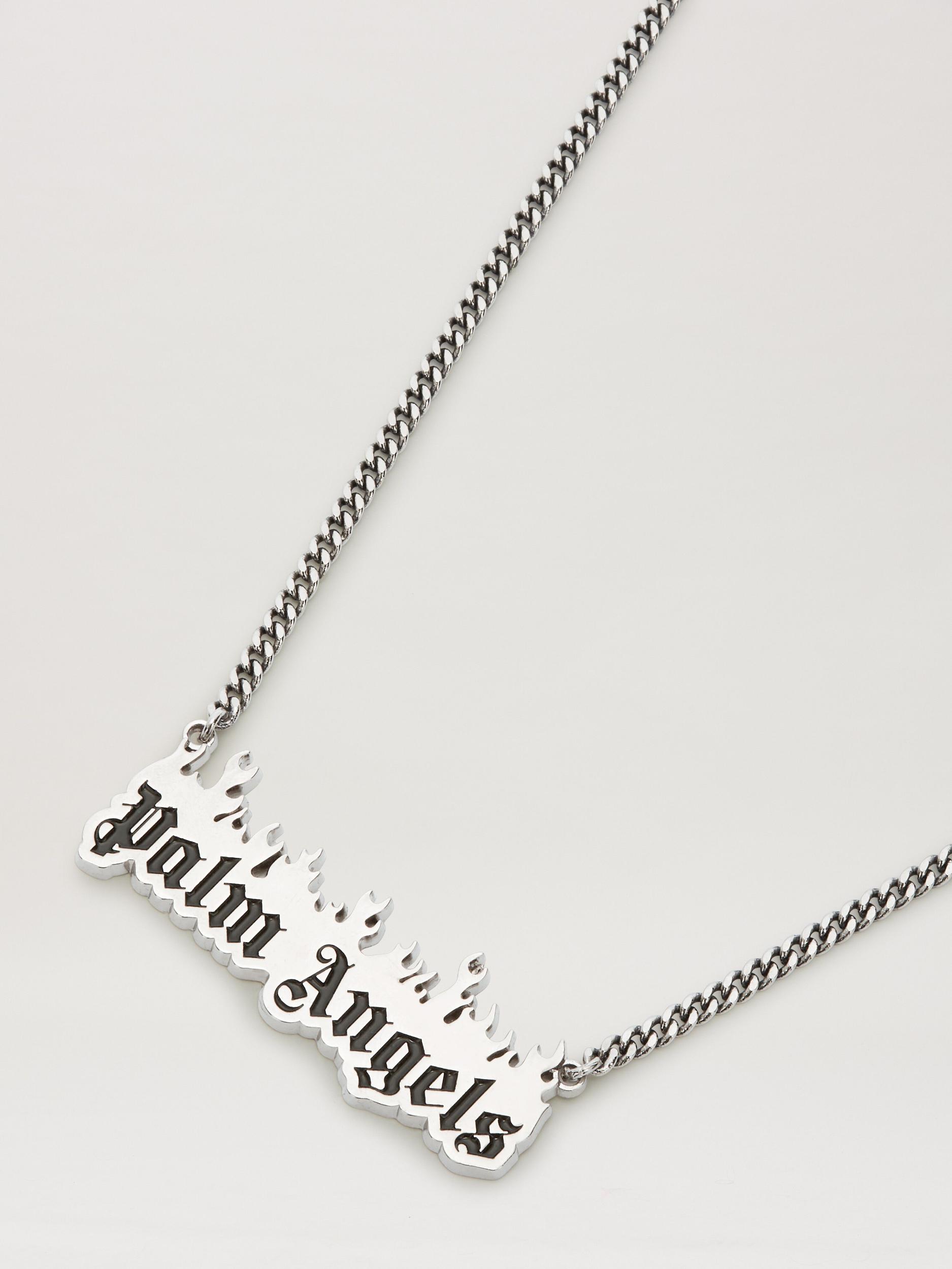 Burning Logo Necklace Product Image