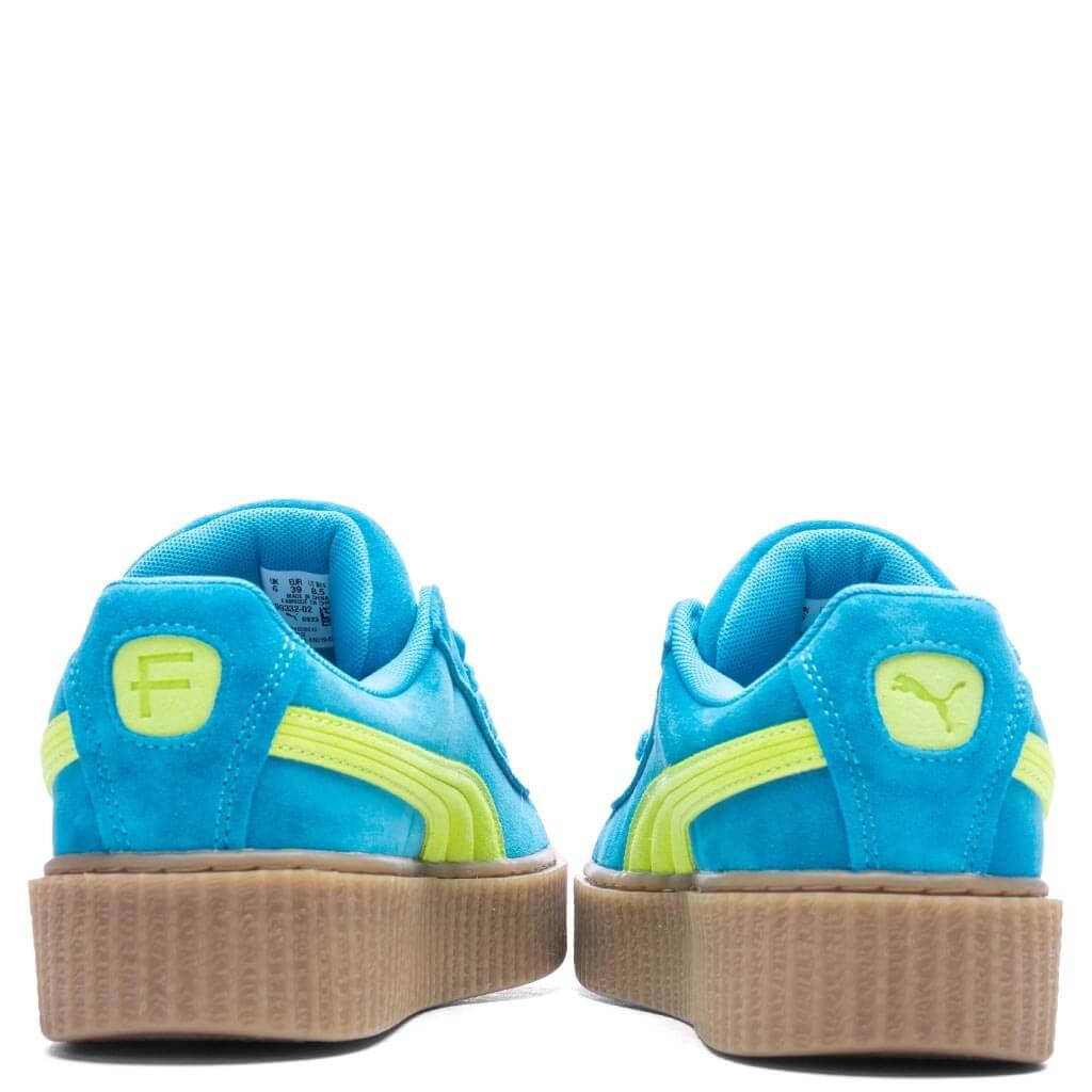 Women's Puma x Fenty Creeper Phatty - Speed Blue/Lime Pow/Gum Female Product Image