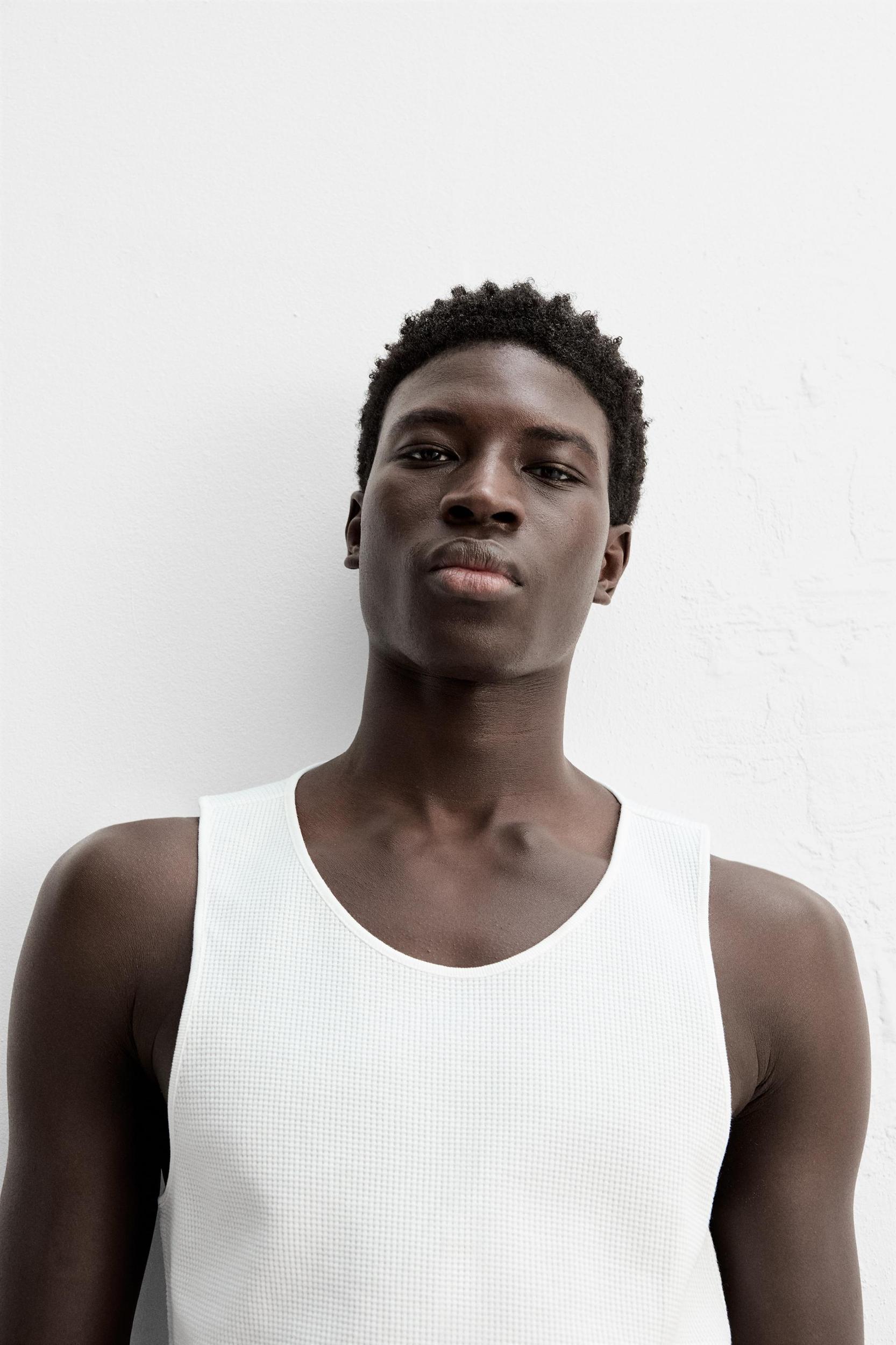 WAFFLE TANK T-SHIRT Product Image