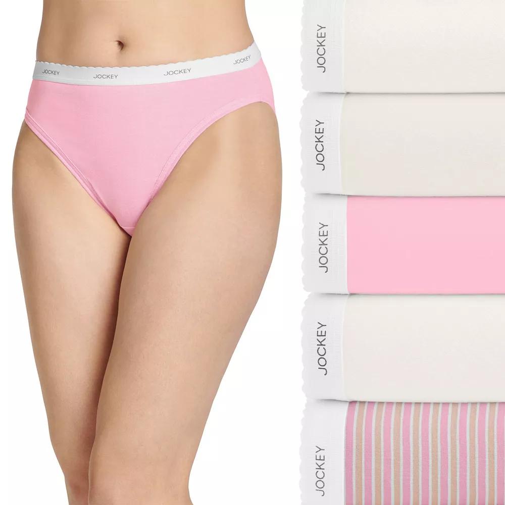 Women's Jockey® Classic 5-Pack Cotton French-Cut Panty Set 1744,  Product Image