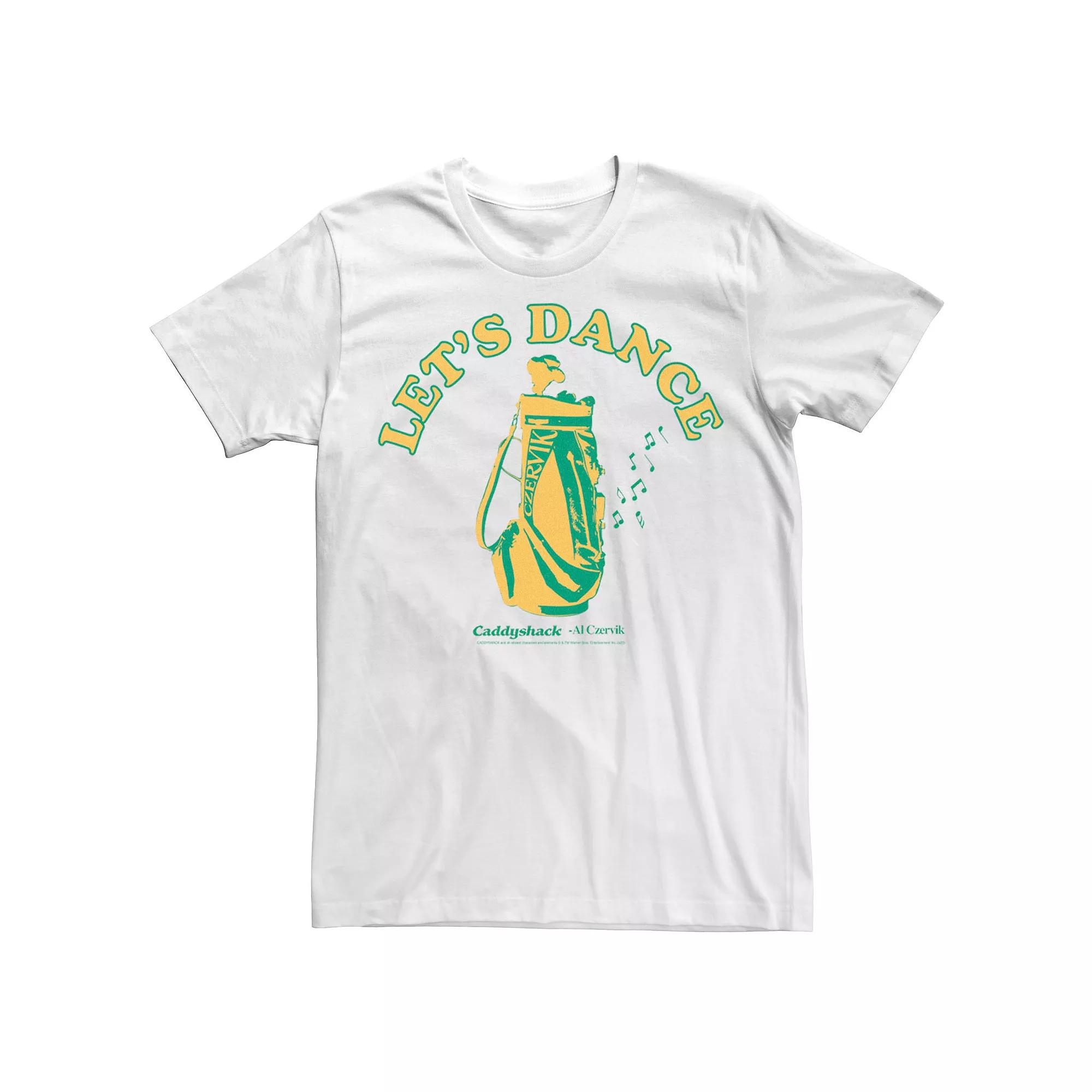 Men's Caddyshack Let's Dance Tee, Size: XL, White Product Image