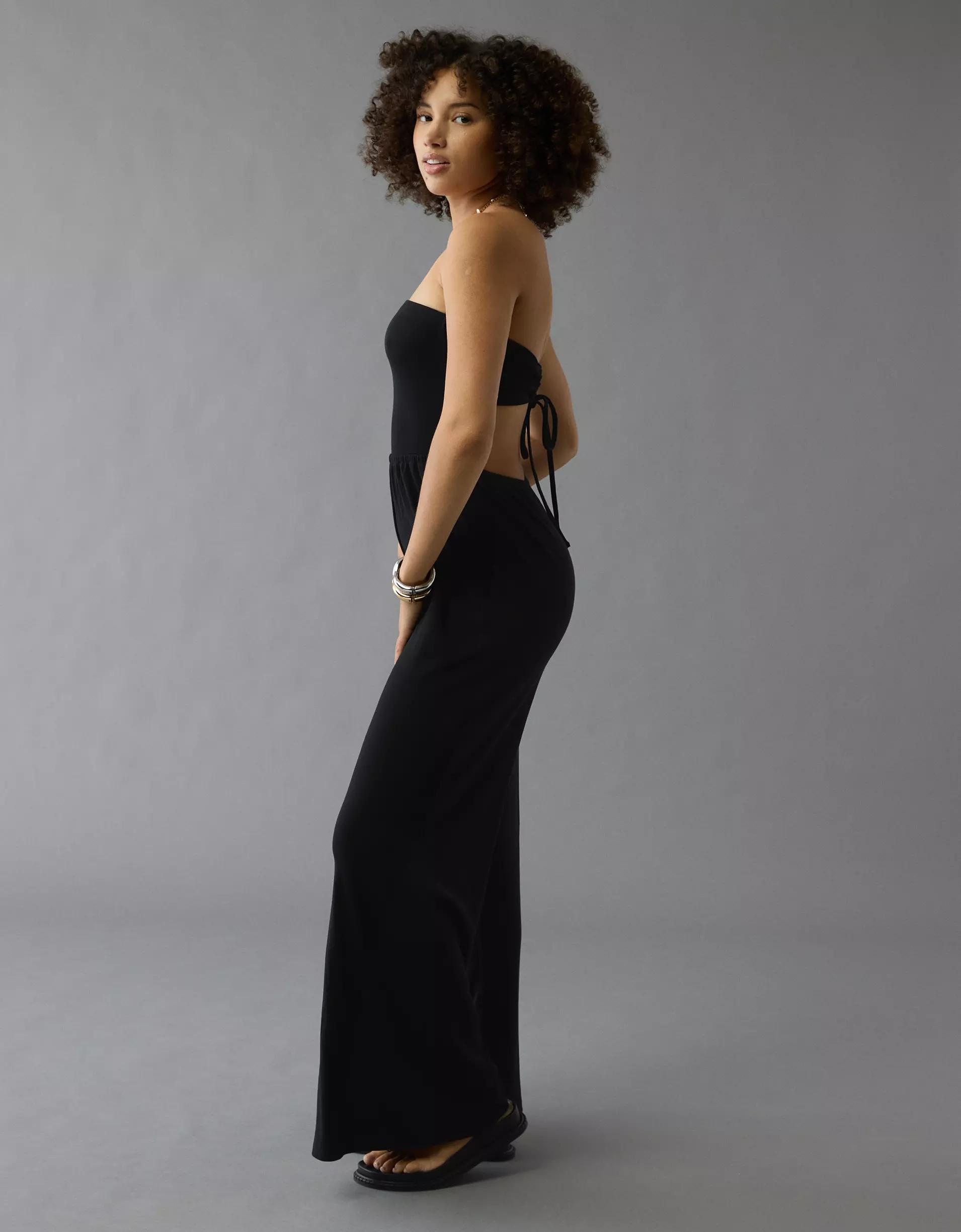 AE Strapless Tie Back Jumpsuit Product Image