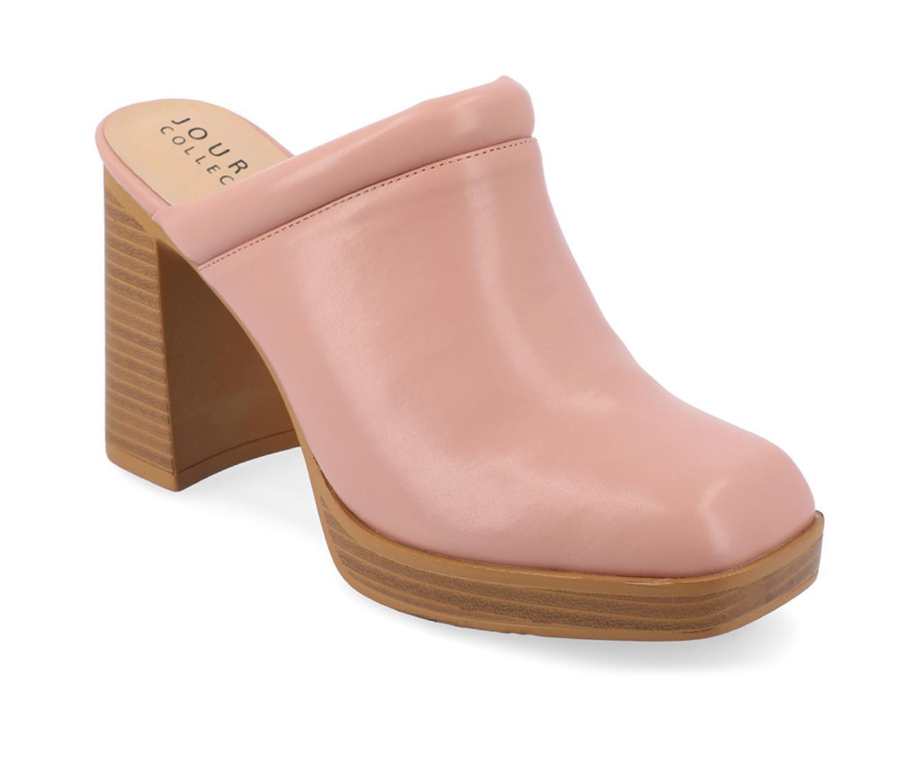 Women's Journee Collection Izara Block Heel Platform Clogs Product Image