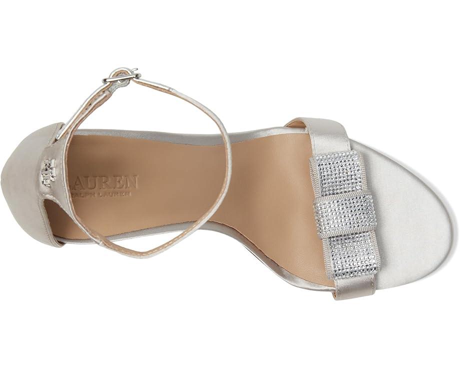 Women's Lauren Ralph Lauren Allie Bow-Trim Satin Sandals Product Image