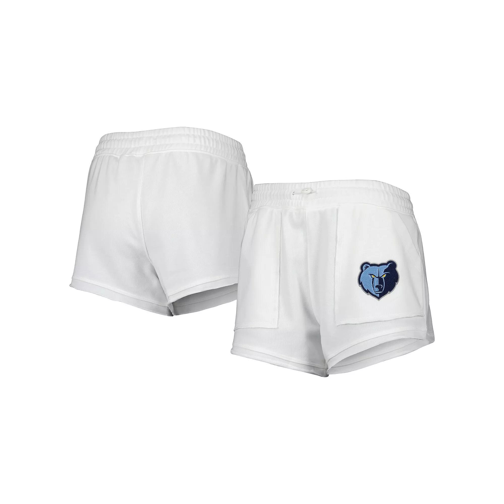 Women's Concepts Sport White Memphis Grizzlies Sunray Shorts,  Product Image