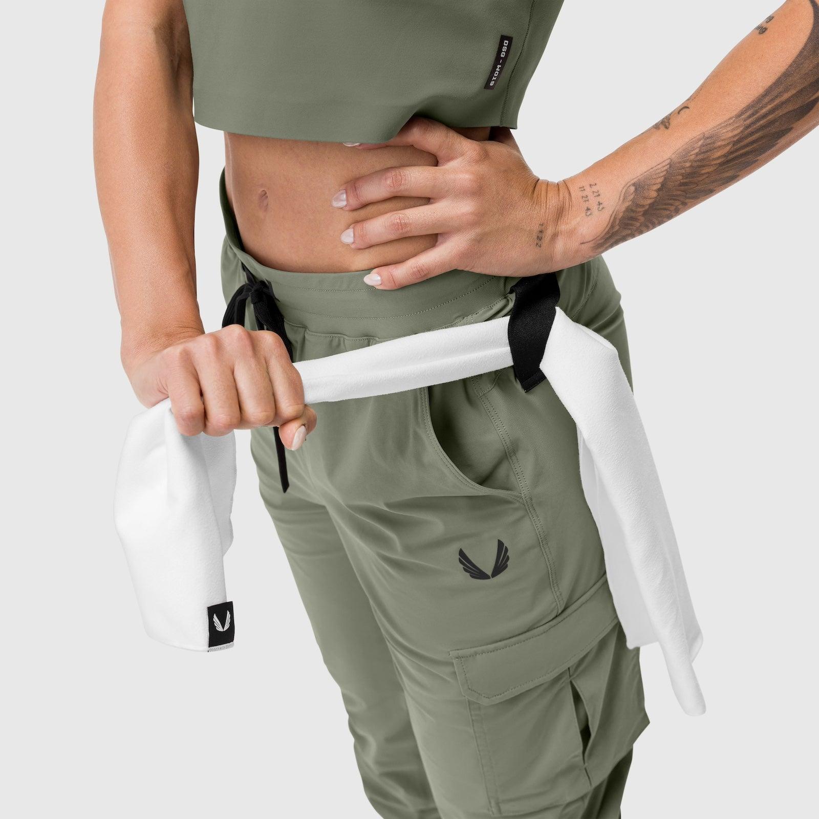 W032. Tetra-Lite® Cargo High Rib Jogger - Sage Product Image