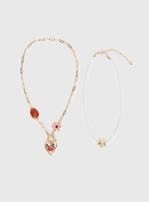 Decipher Necklace Gold Product Image