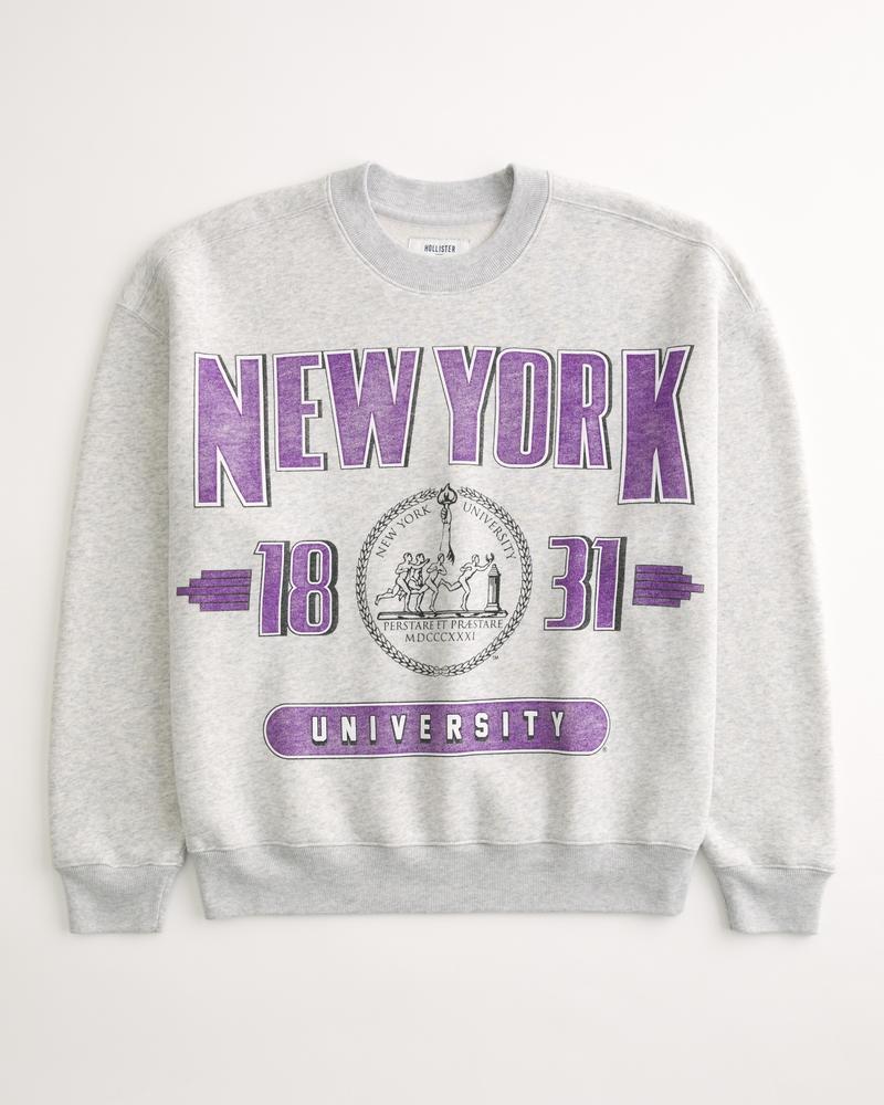 Northwestern Wildcats Graphic Crew Sweatshirt Product Image