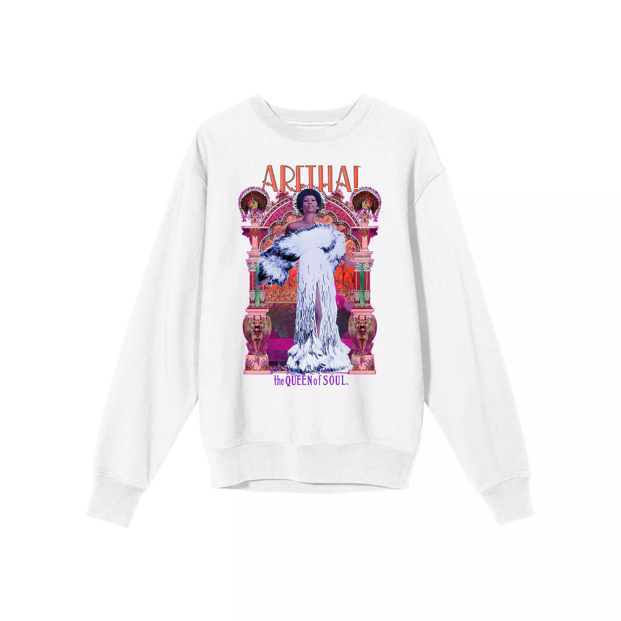 Men's Bioworld Aretha Franklin Queen of Soul Poster Long Sleeve Graphic Tee,  Product Image
