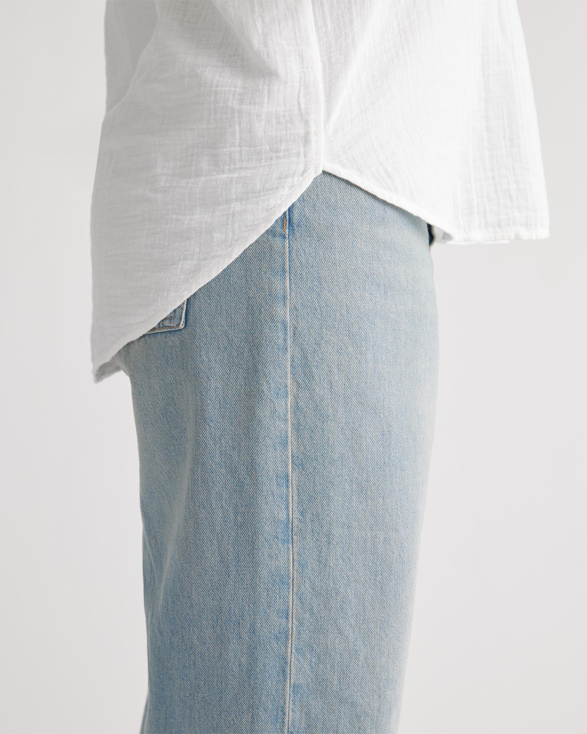 Quince | Women's Gauze Peasant Blouse Organic Cotton Product Image