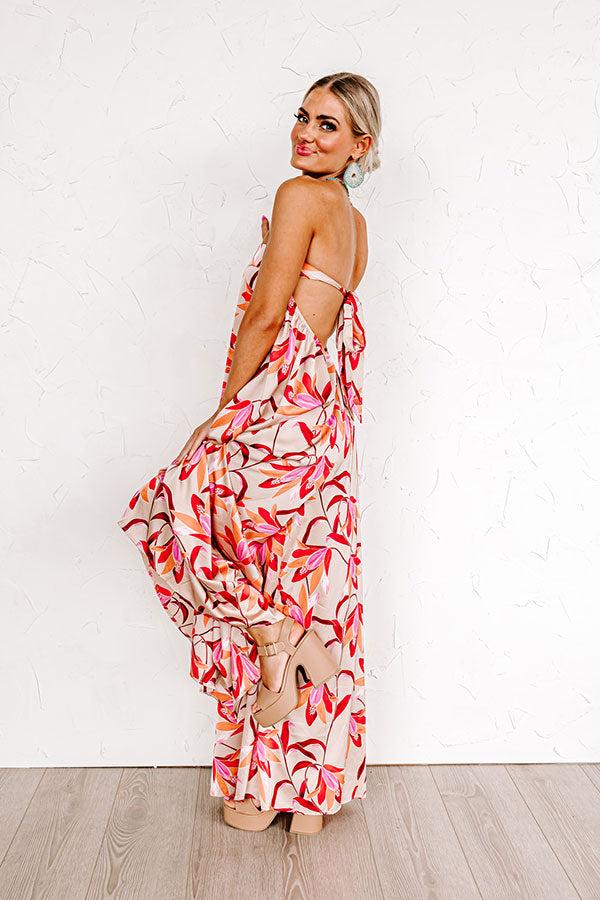 Caribbean Dreaming Satin Jumpsuit Product Image