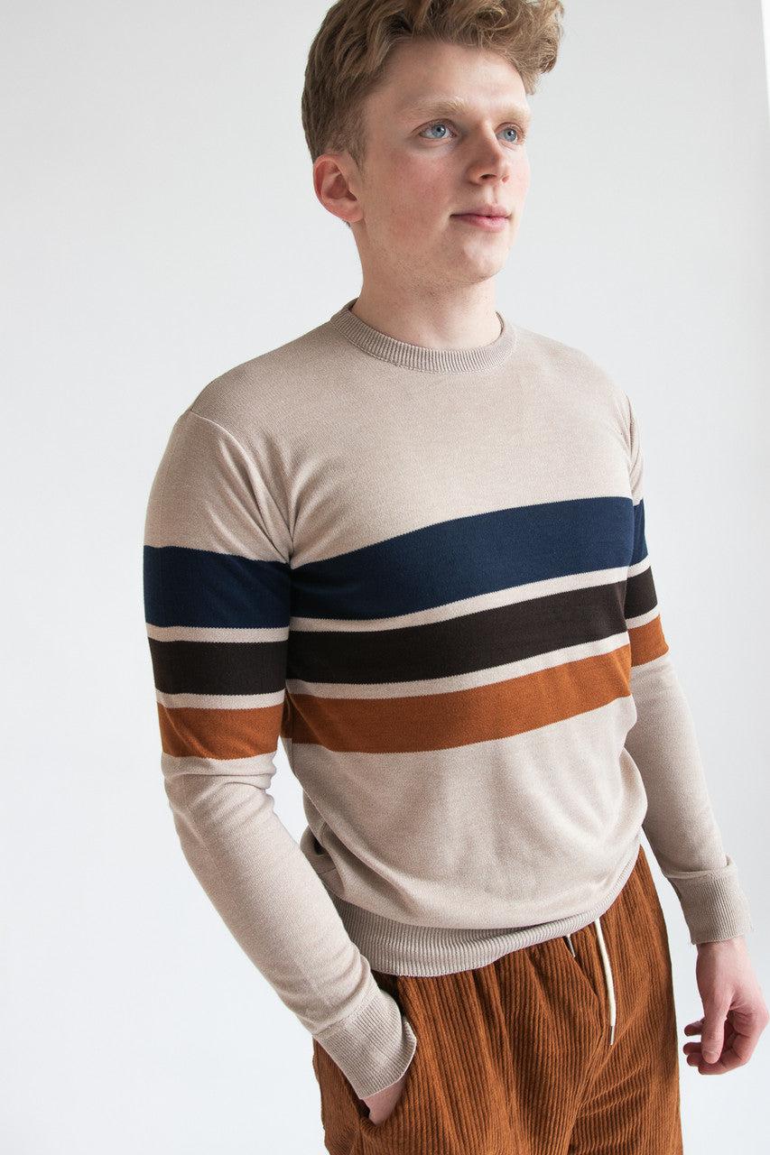 90s Style Striped Sweater Product Image