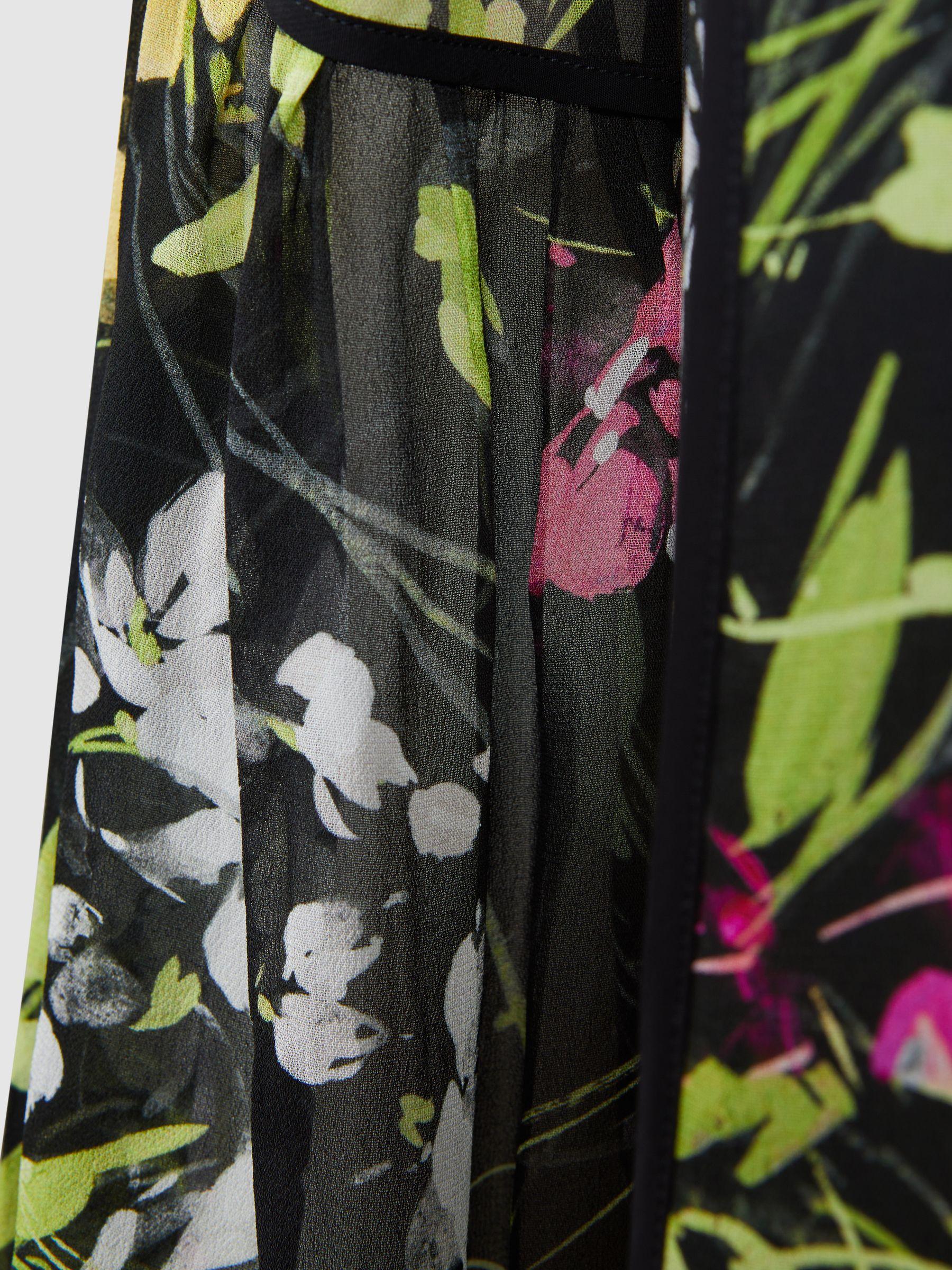 Florere Printed Maxi Dress in Black Product Image