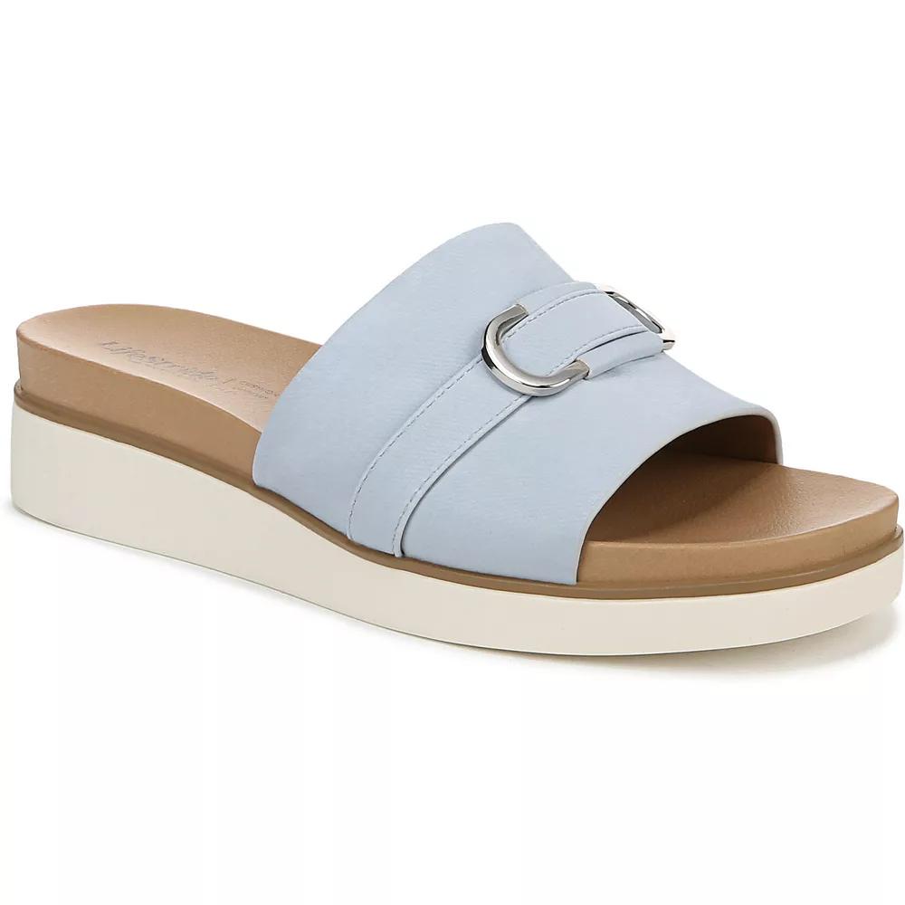 totes Solbounce Women's Molded Buckle Slide Sandals,  Product Image