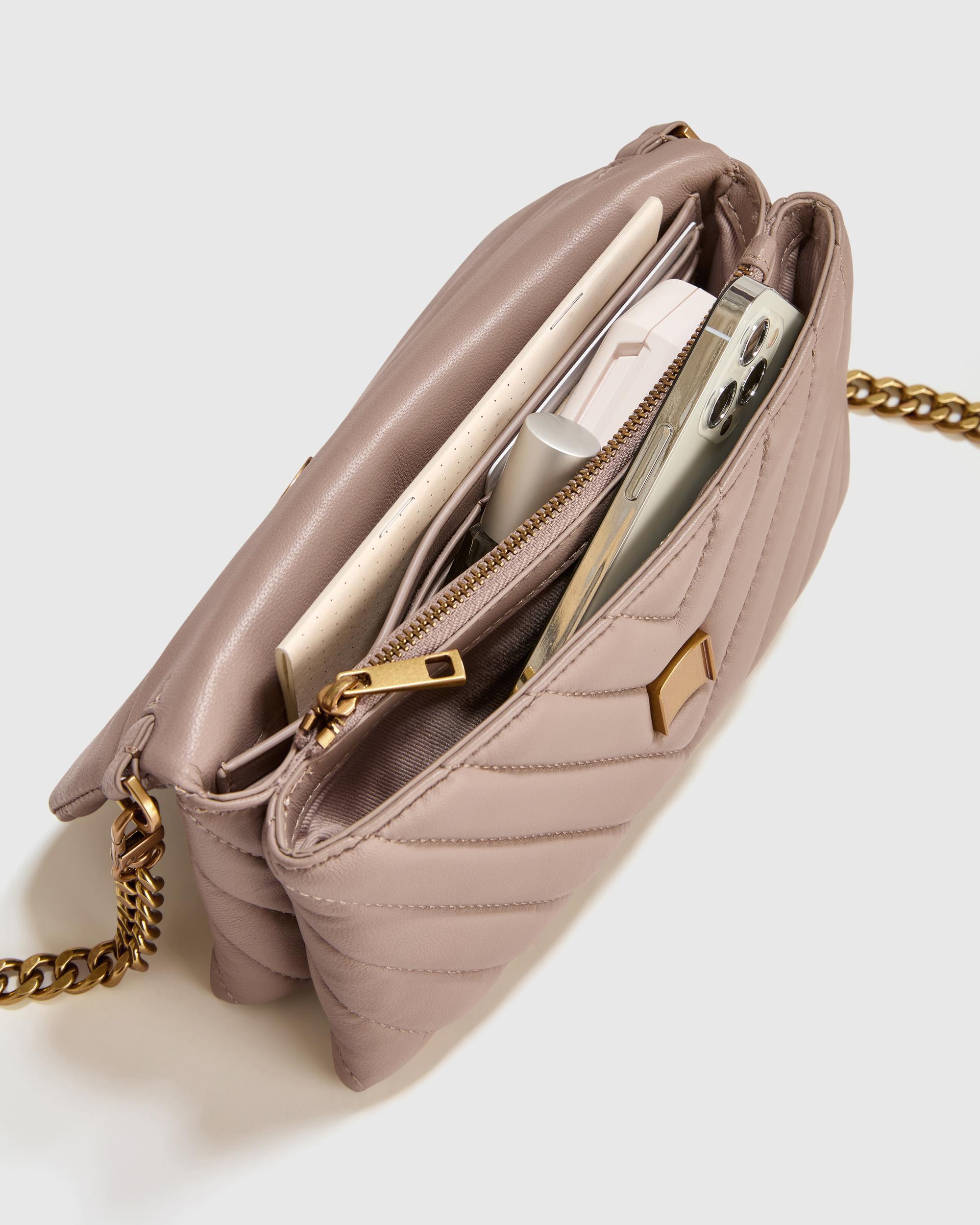 Quince | Women's Italian Leather Quilted Wallet Crossbody Product Image