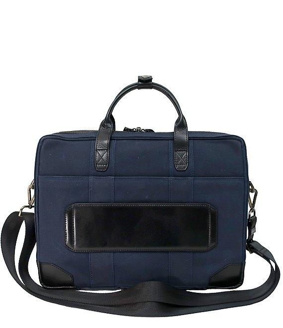 BOCONI Sloan Waxed Canvas Travel Laptop Briefcase Product Image