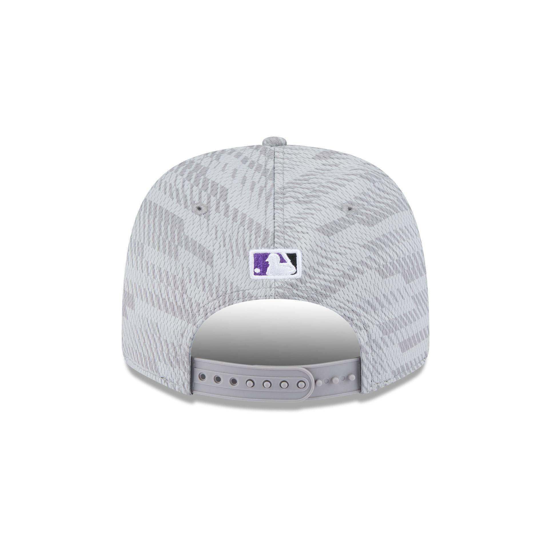 Colorado Rockies 2025 Clubhouse Gray 9SEVENTY Stretch-Snap Hat Male Product Image