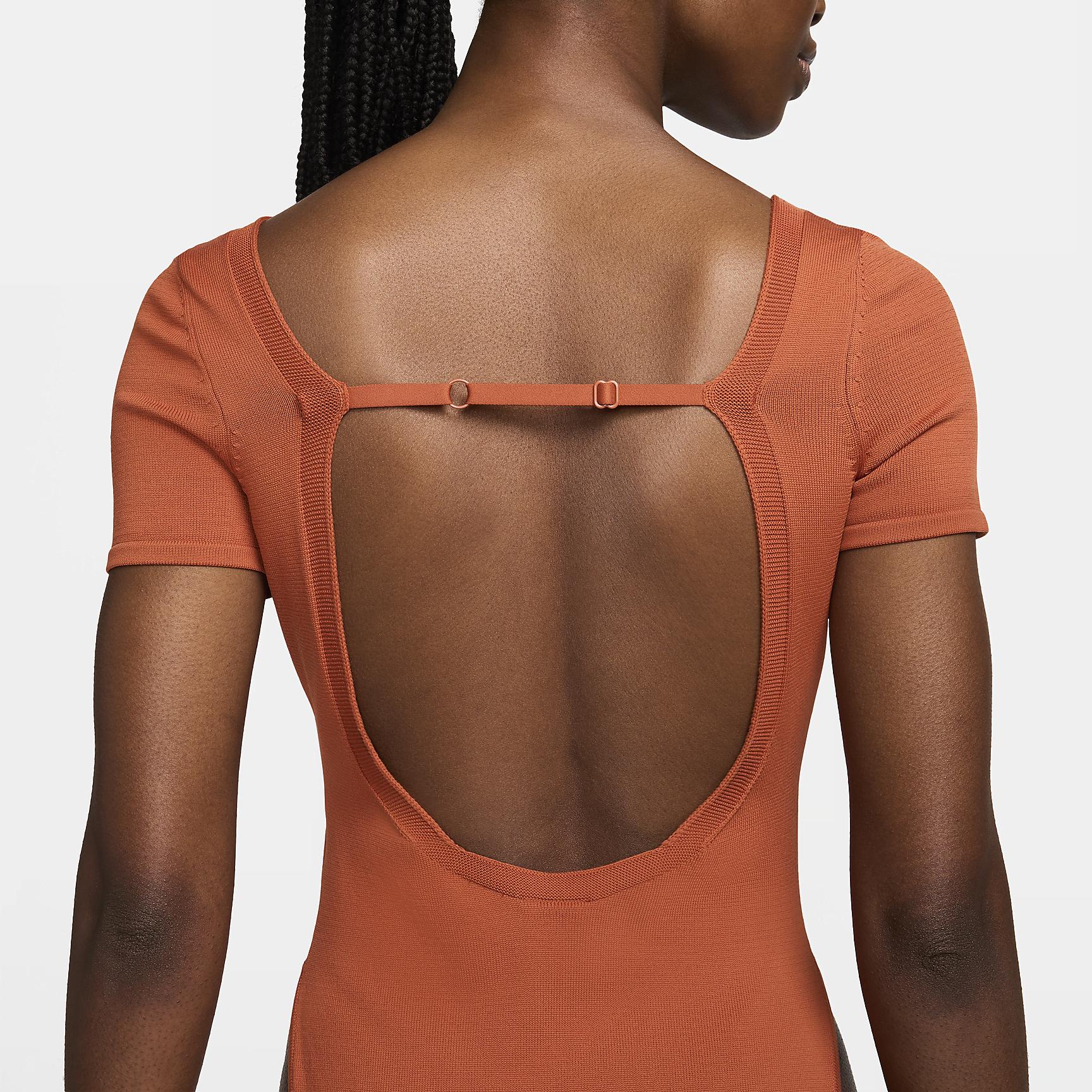 Nike Sportswear Chill Knit Women's Tight Sweater Short-Sleeve Bodysuit Product Image