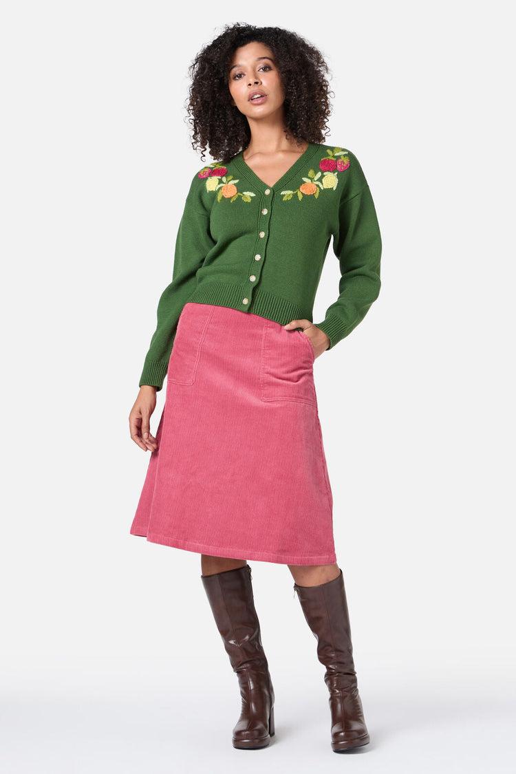 Fruit Embroidered Cardigan Product Image