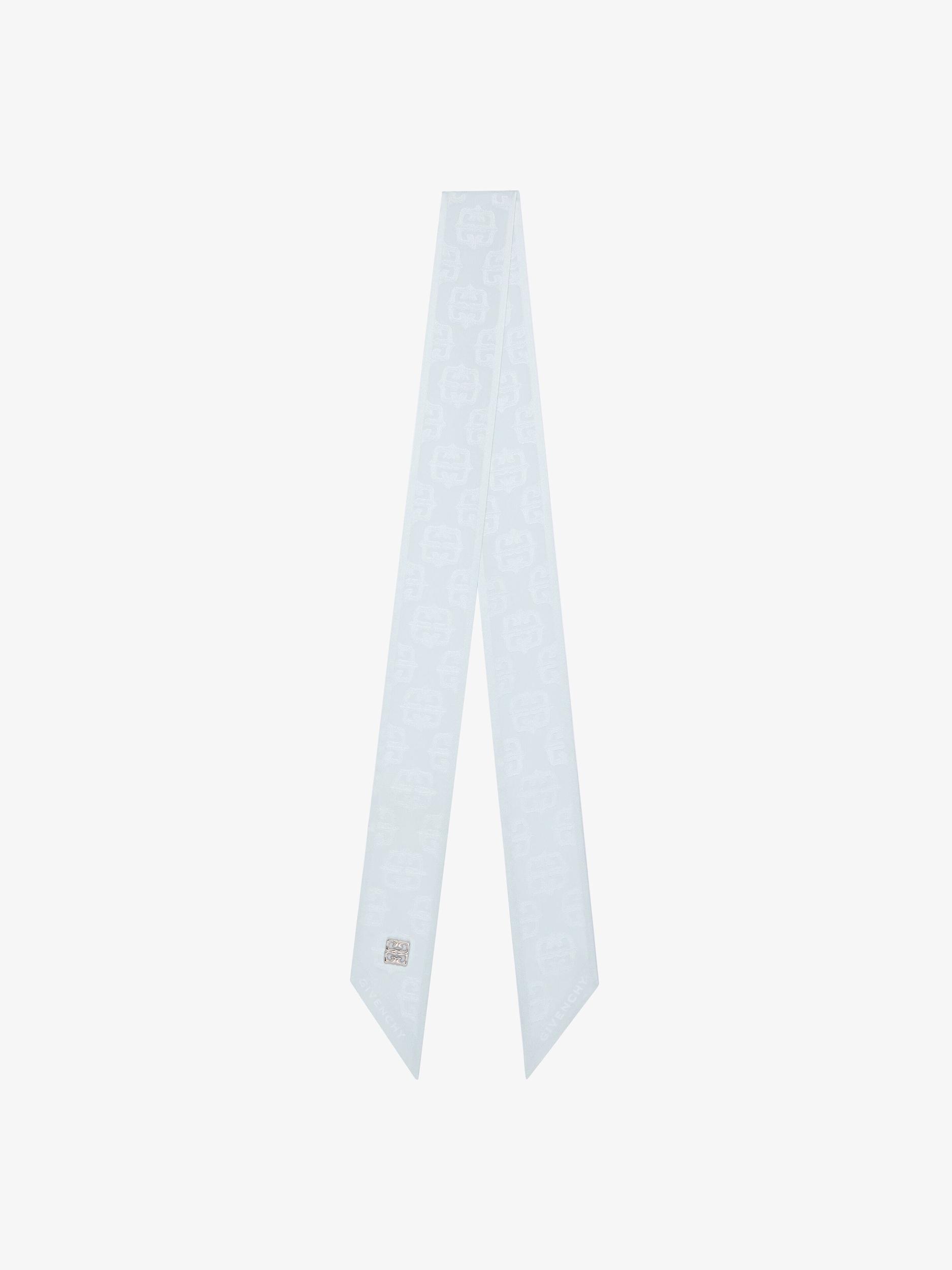 4G Liquid bandeau in silk with 4G detail Product Image