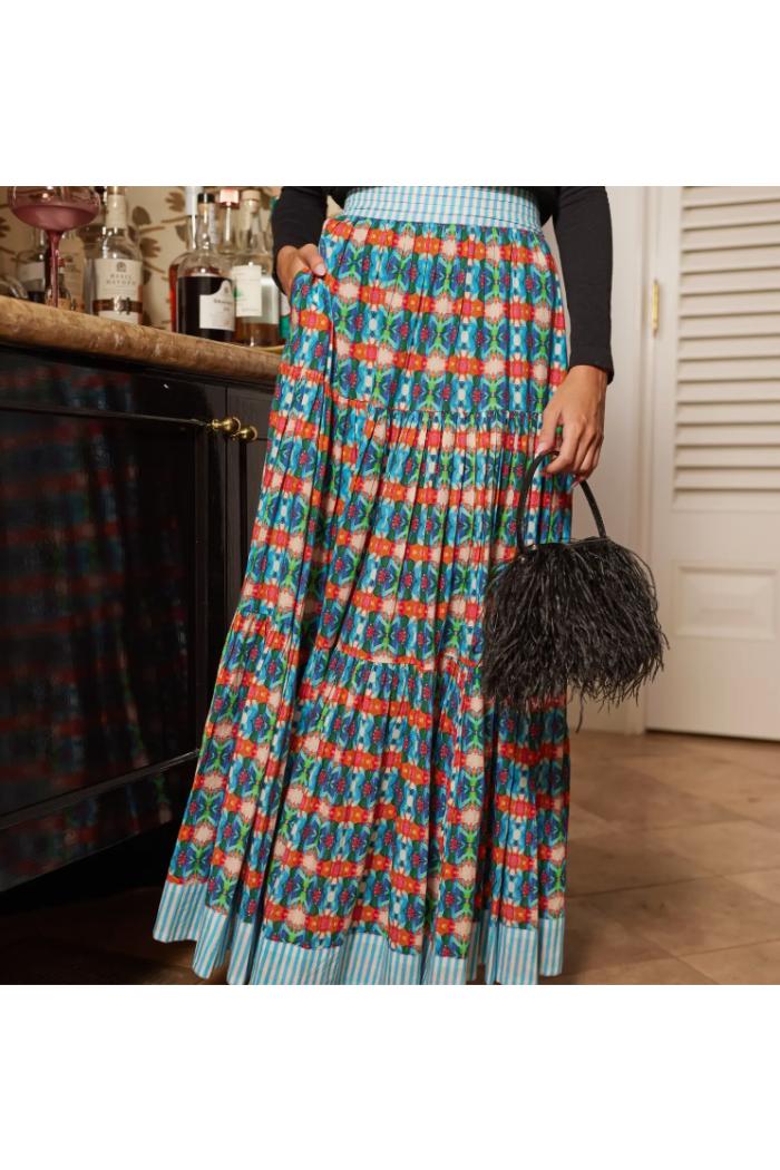 TRIPLE TIERED MAXI SKIRT Product Image