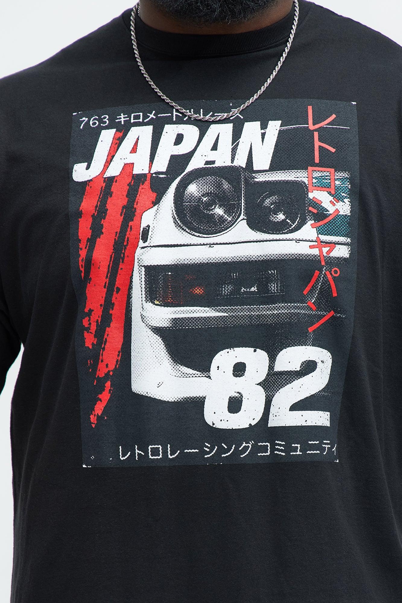 Japan Racing Short Sleeve Tee - Black Product Image