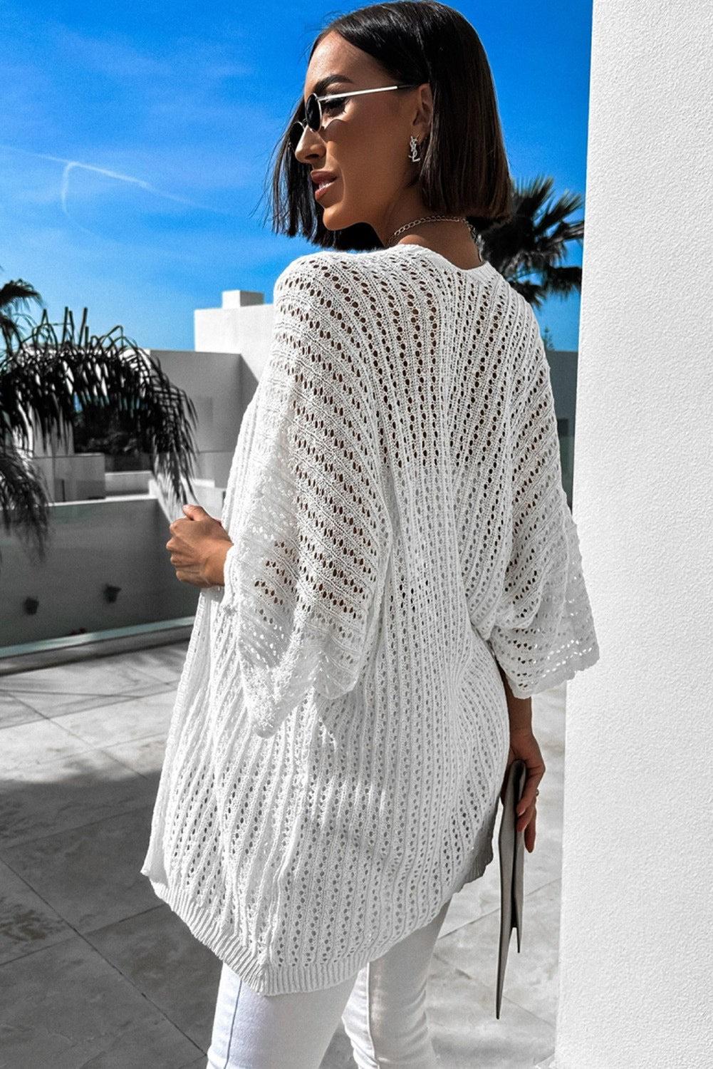 Open Knit Kimono Product Image