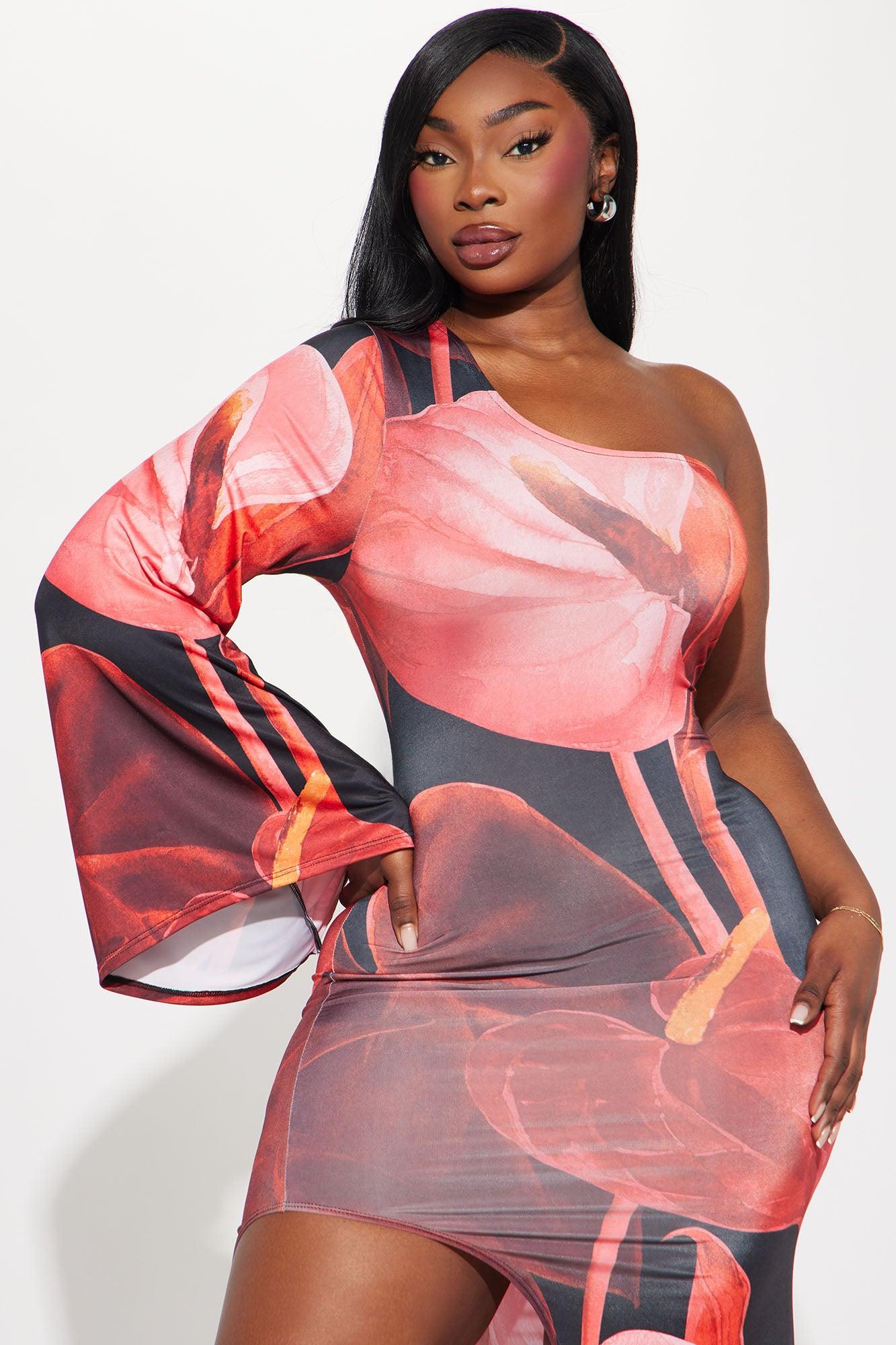 Calla Maxi Dress - Red/combo Product Image