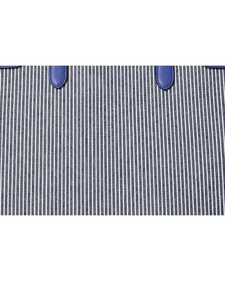 Striped Canvas Small Farrah Satchel Product Image