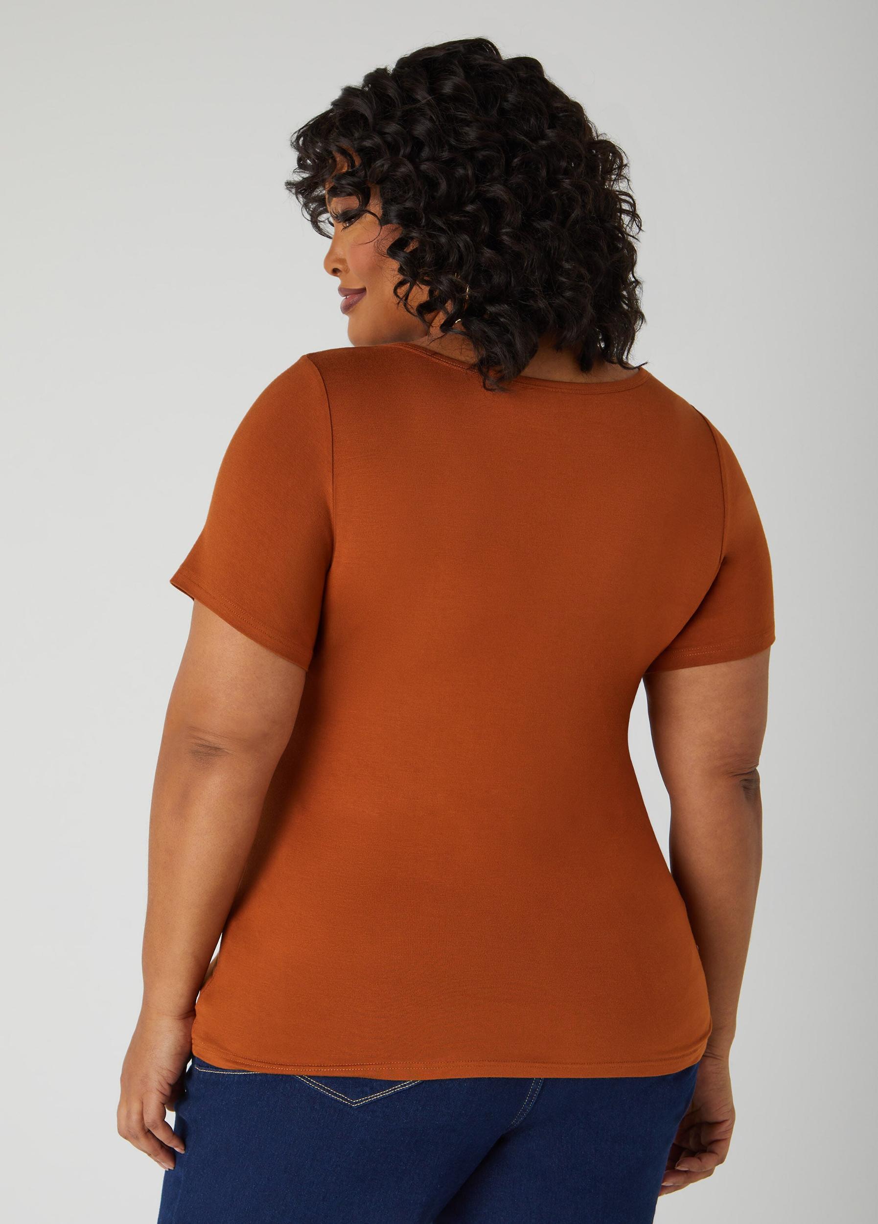 The Basic Scoop Neck Tee Product Image