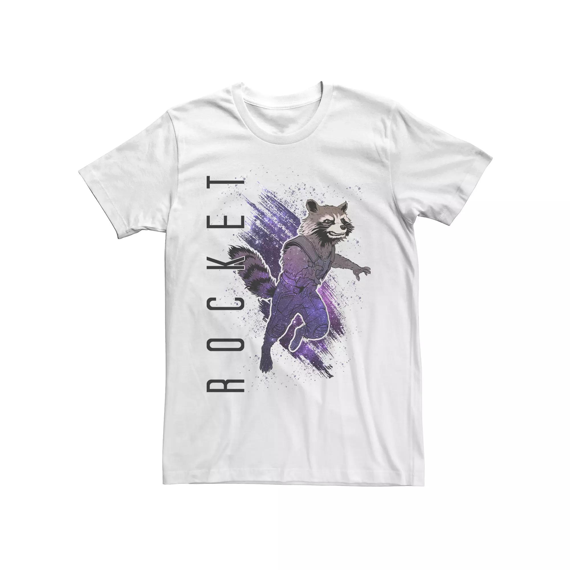 Men's Avengers Rocket Painted Tee,  Product Image