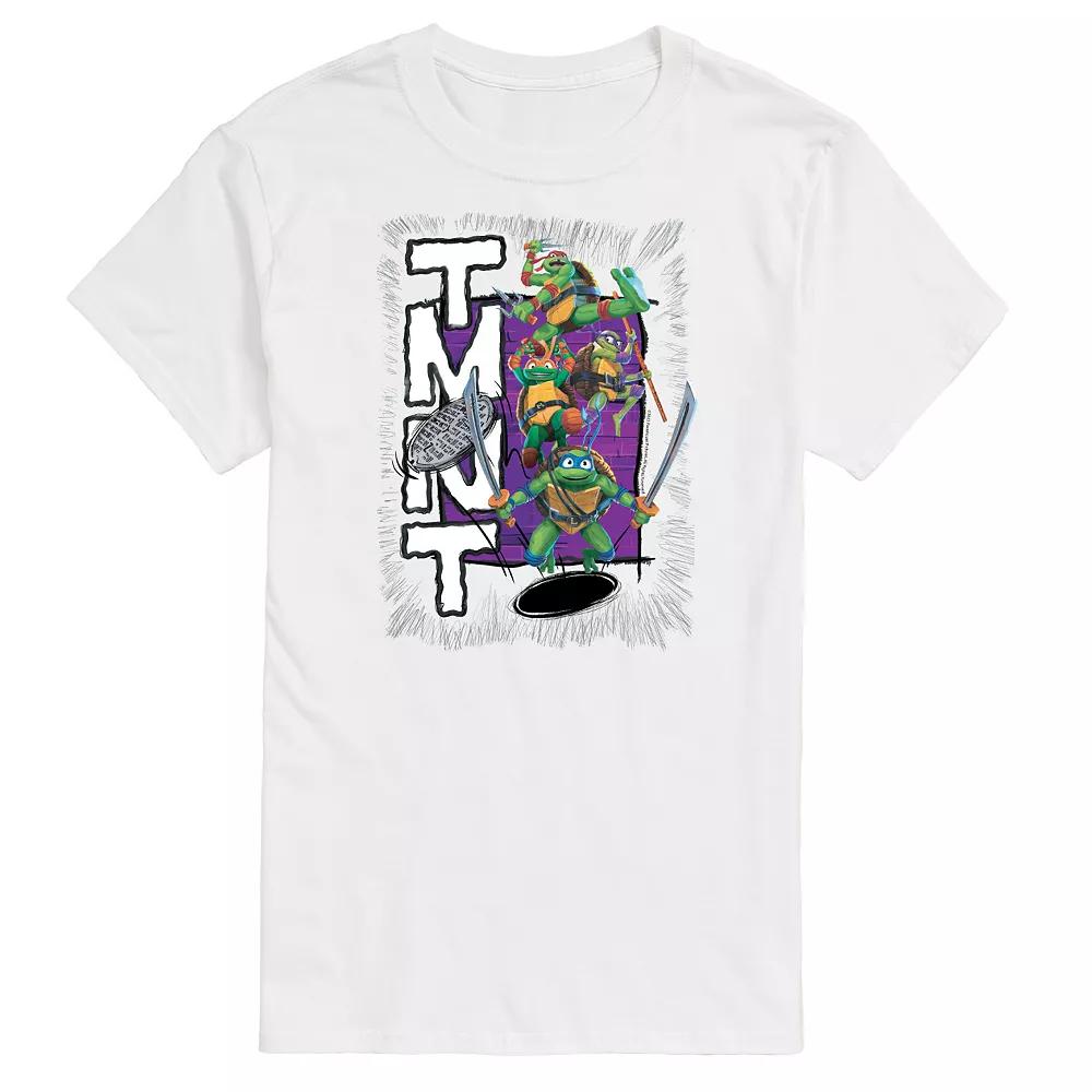 Big & Tall Nickelodeon TMNT Mutant Mayhem Group Graphic Tee, Men's,  Product Image