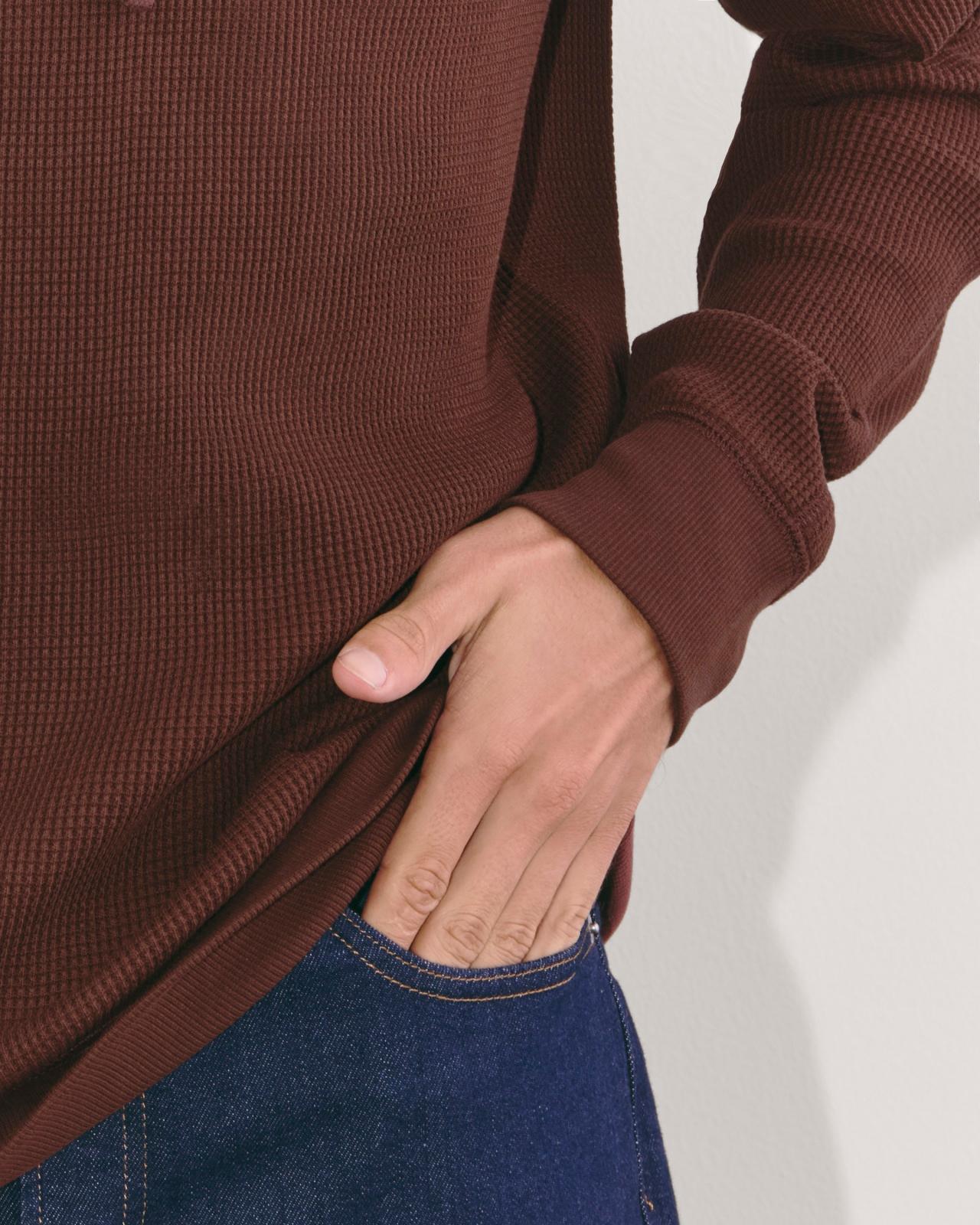 Mens Waffle-Knit Hoodie by Everlane Product Image