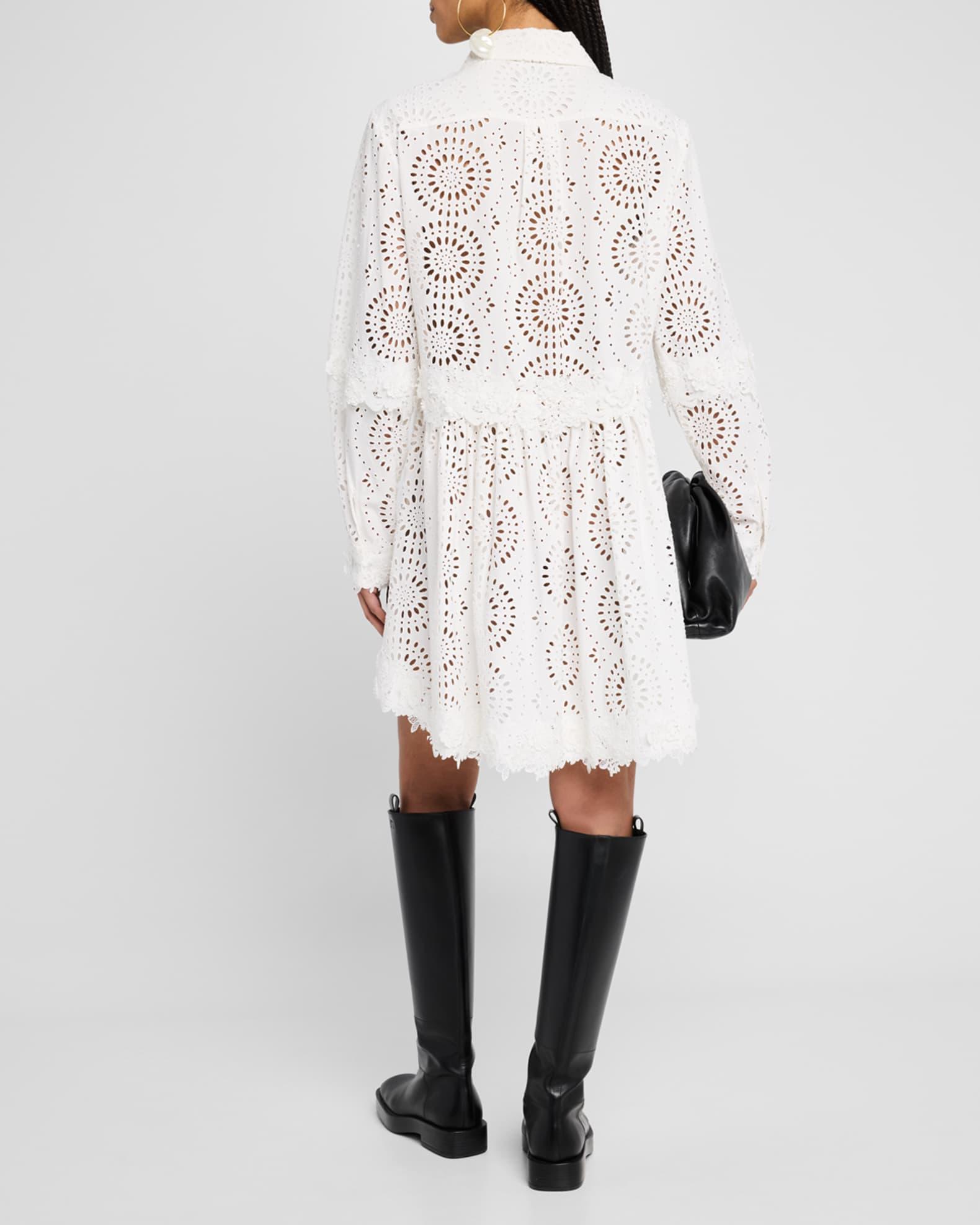 Andie Floral Eyelet Mini Dress Product Image