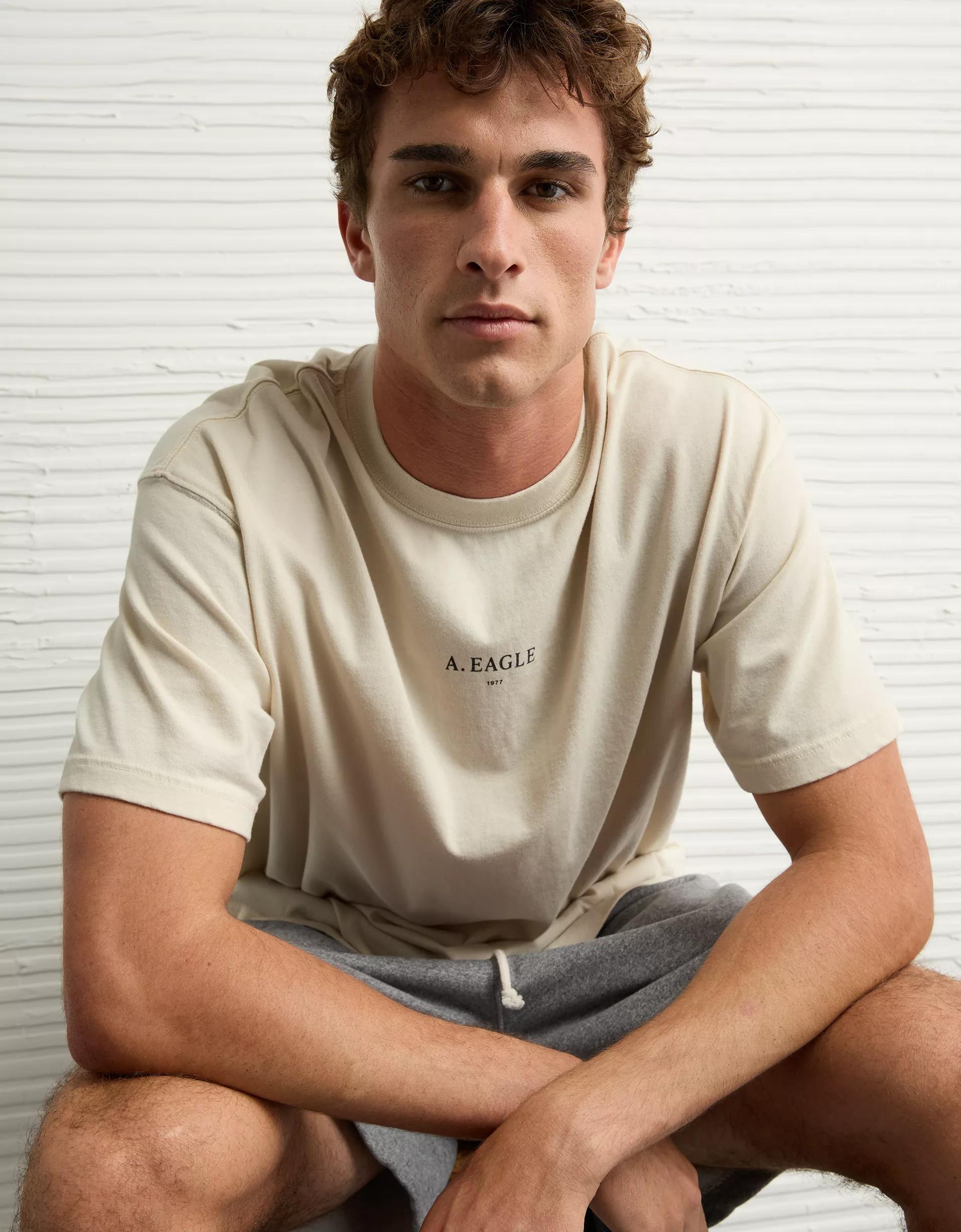 AE Boxy Logo Graphic T-Shirt Product Image