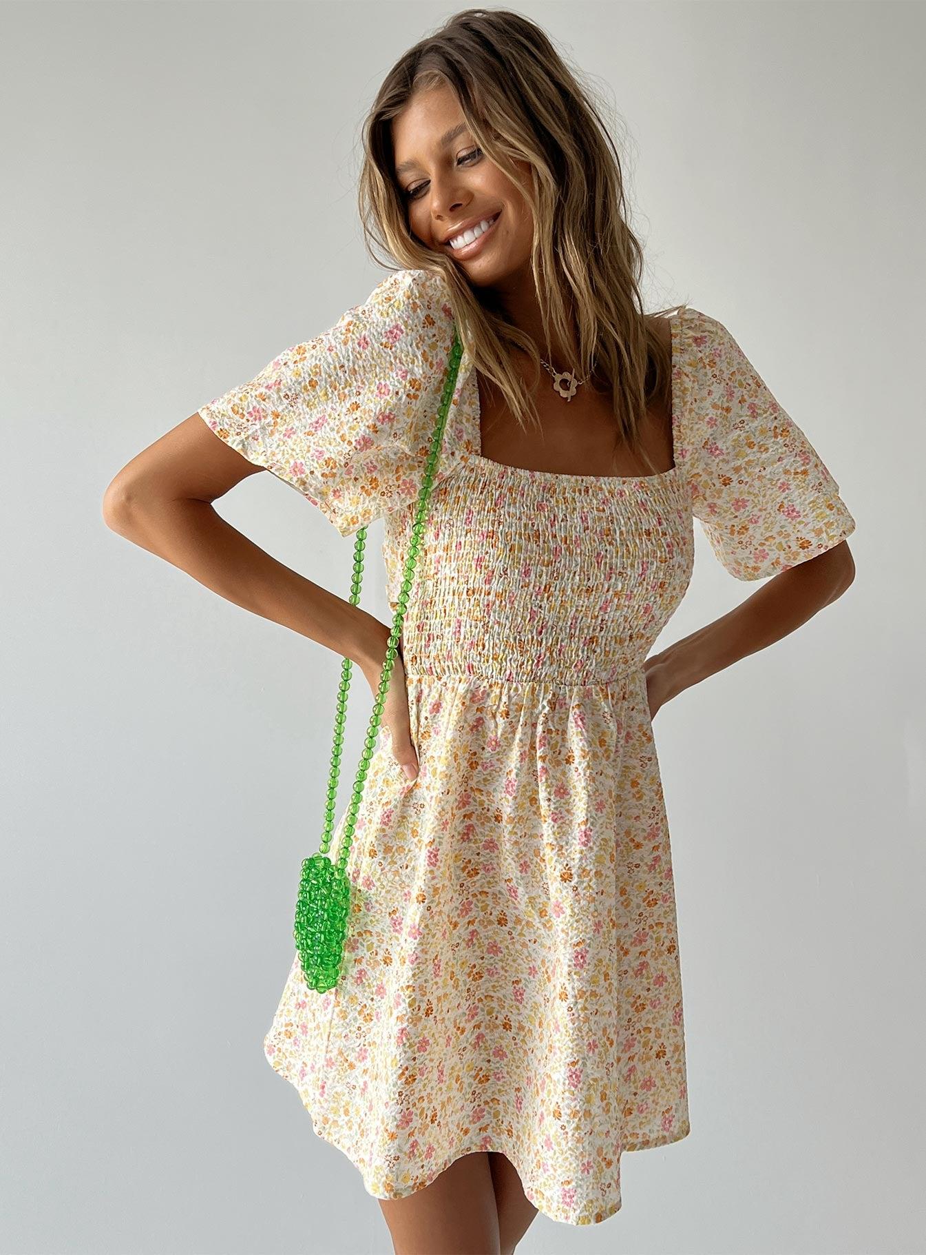 Summer Nights Mini Dress Floral Product Image
