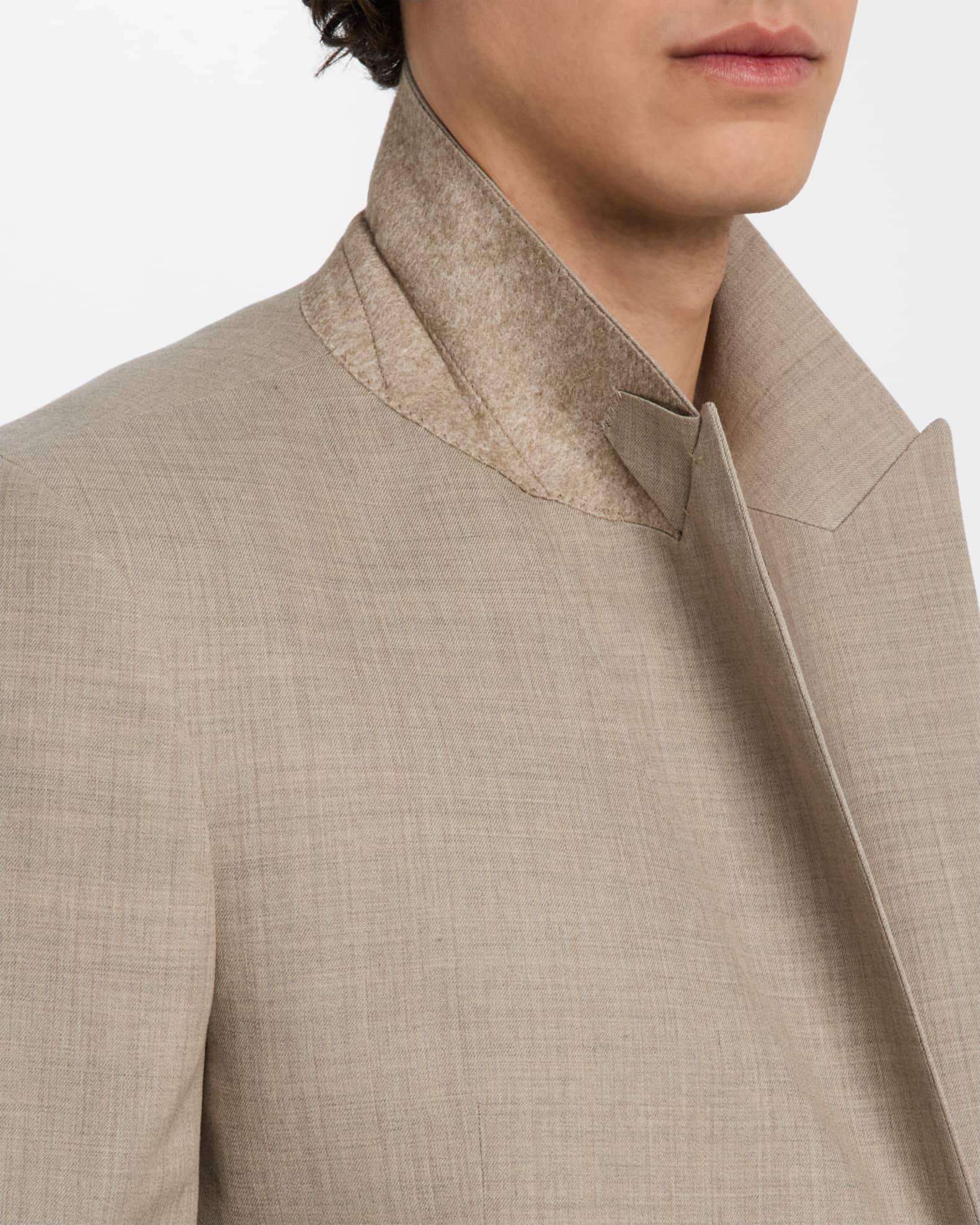 Men's Double-Breasted Wool Blazer Product Image