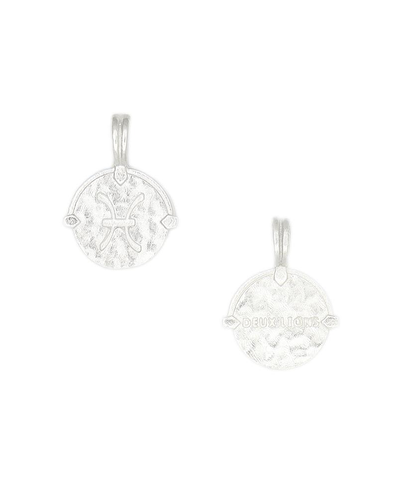 Deux Lions Jewelry Womens Zodiac Necklace in Silver Product Image