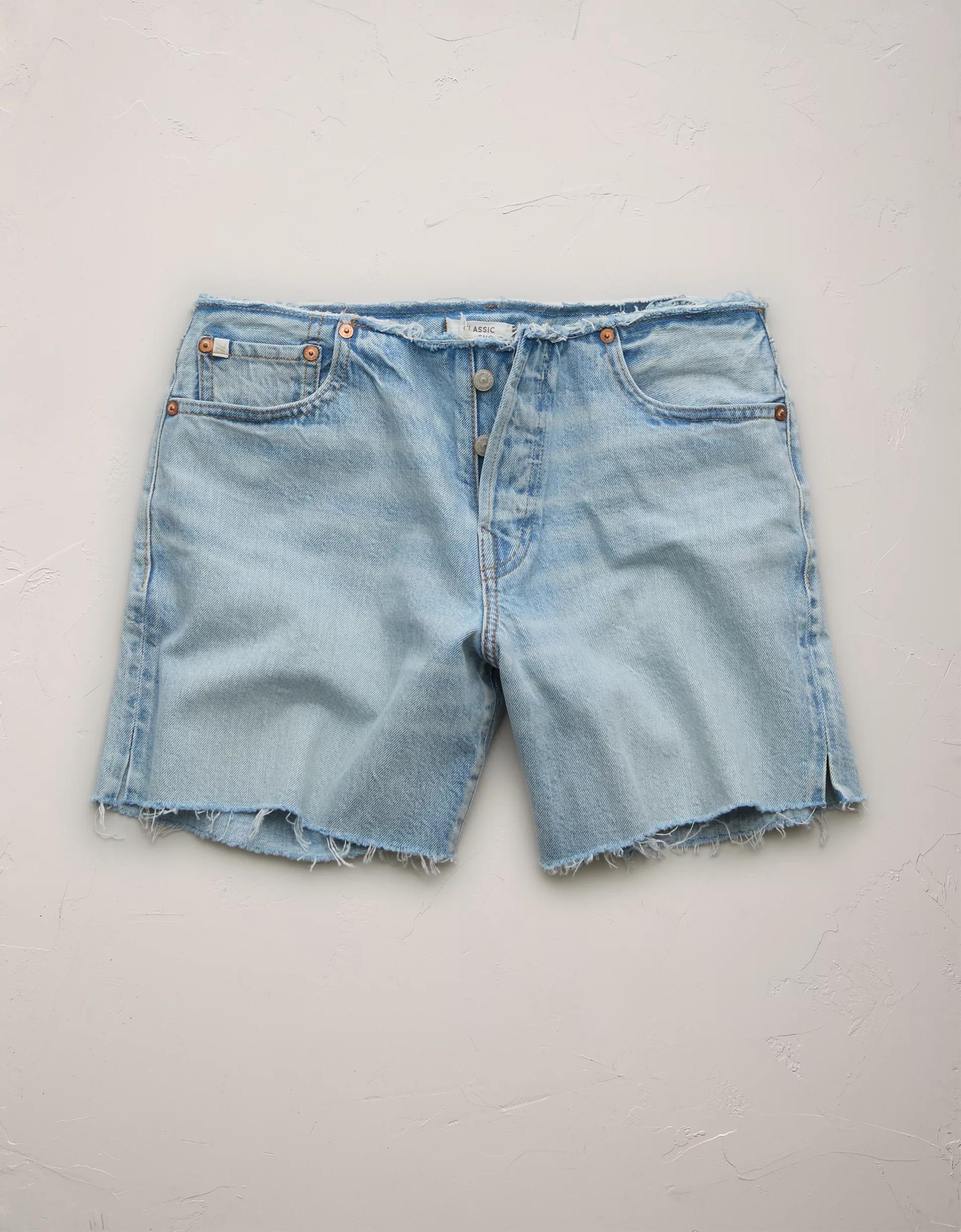 AE77 Premium Classic Long Denim Short Product Image