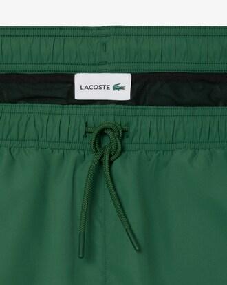 Mid Length Monochrome Swim Trunks Product Image