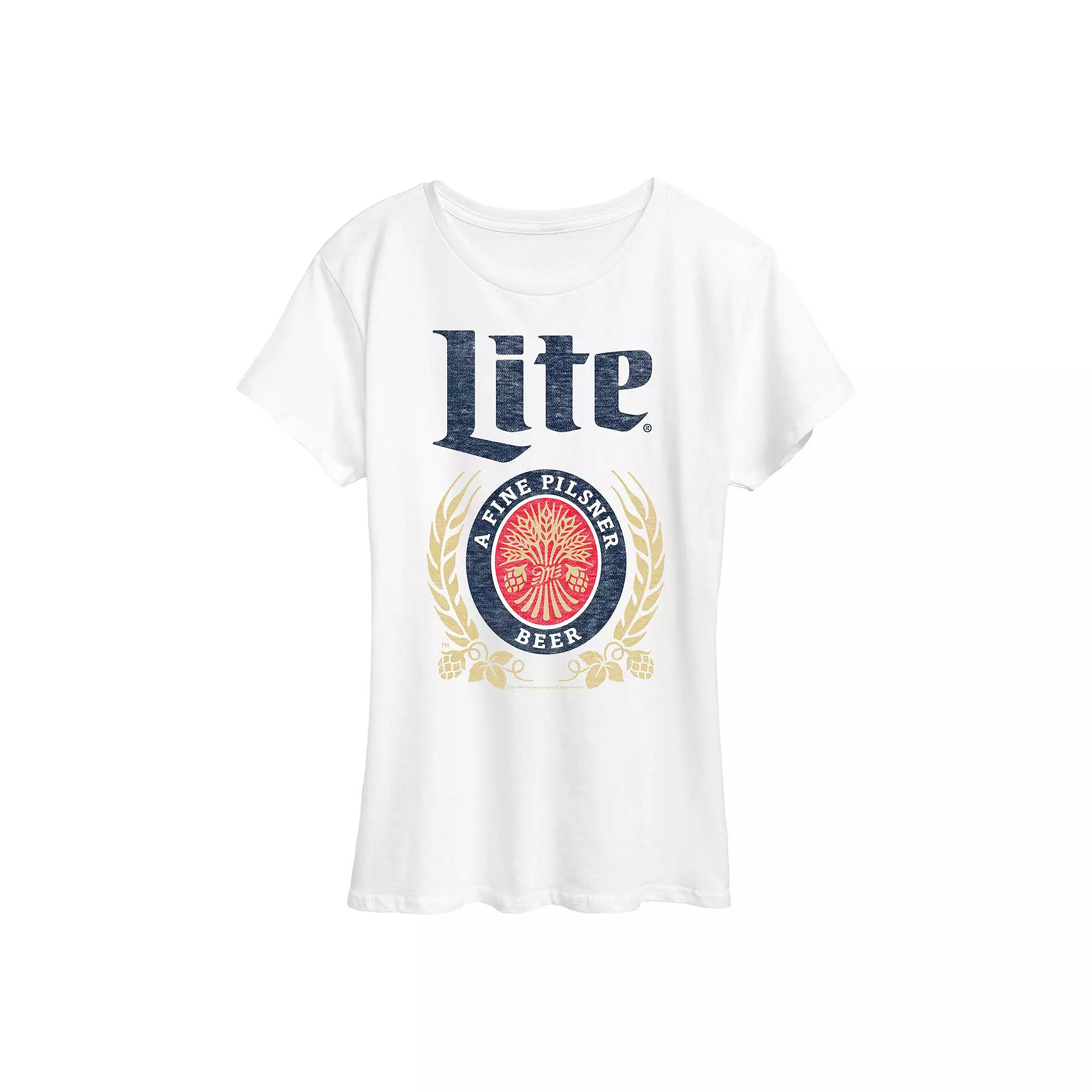 Women's Miller Lite Crest Logo Graphic Tee,  Product Image