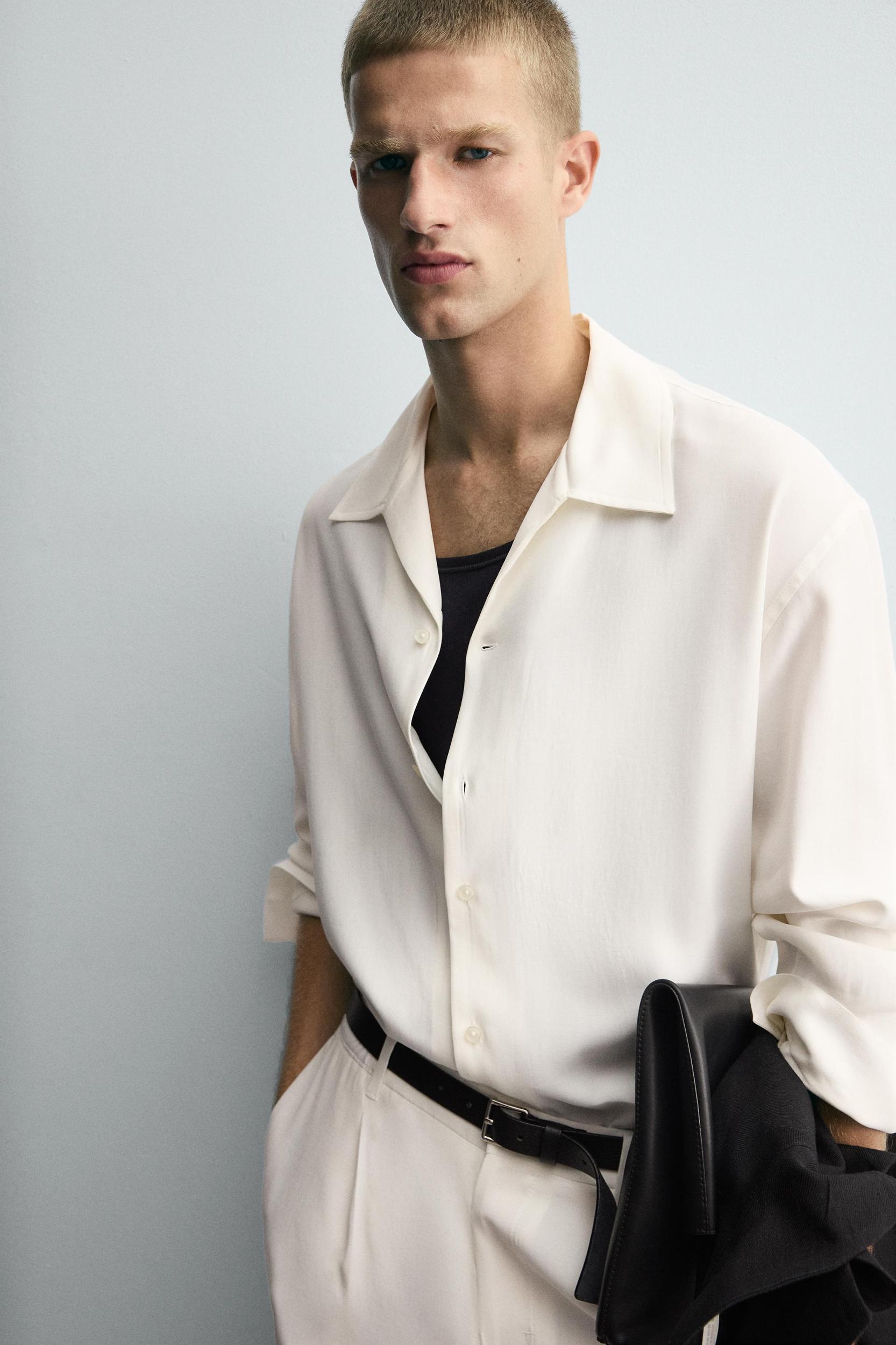 RELAXED FIT FLOWY SHIRT Product Image