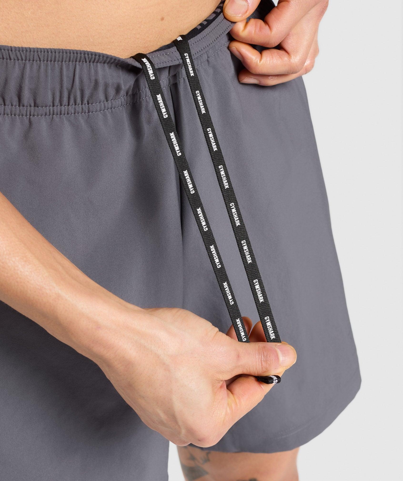 Gymshark Sport 7" 2 in 1 Shorts - Dark Grey/Black Male Product Image