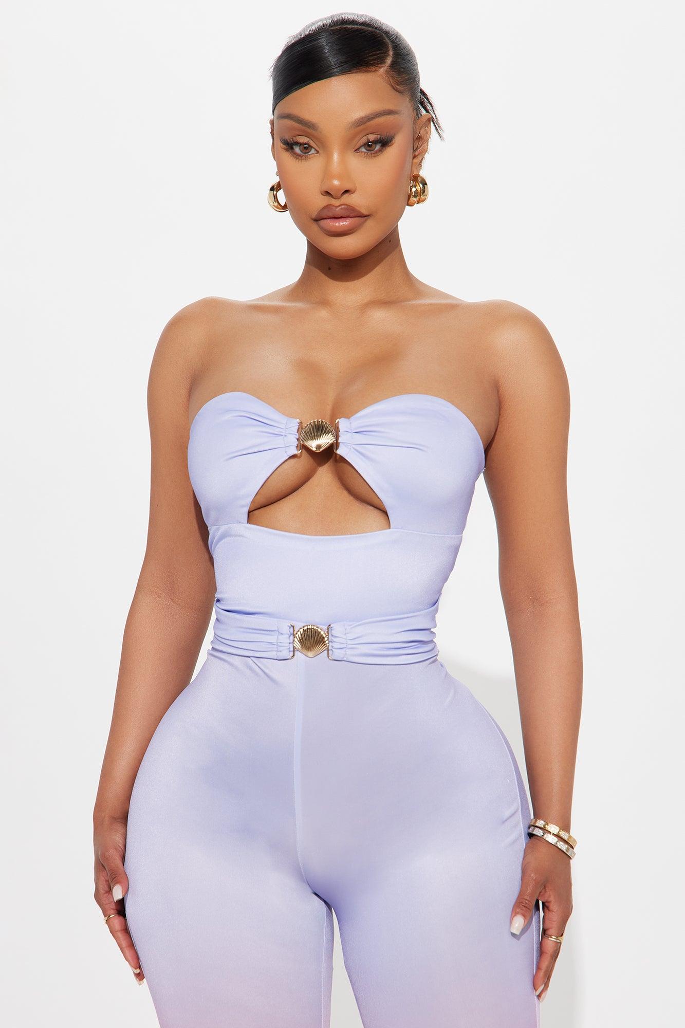 Susie Tropical Jumpsuit - Purple/combo Product Image